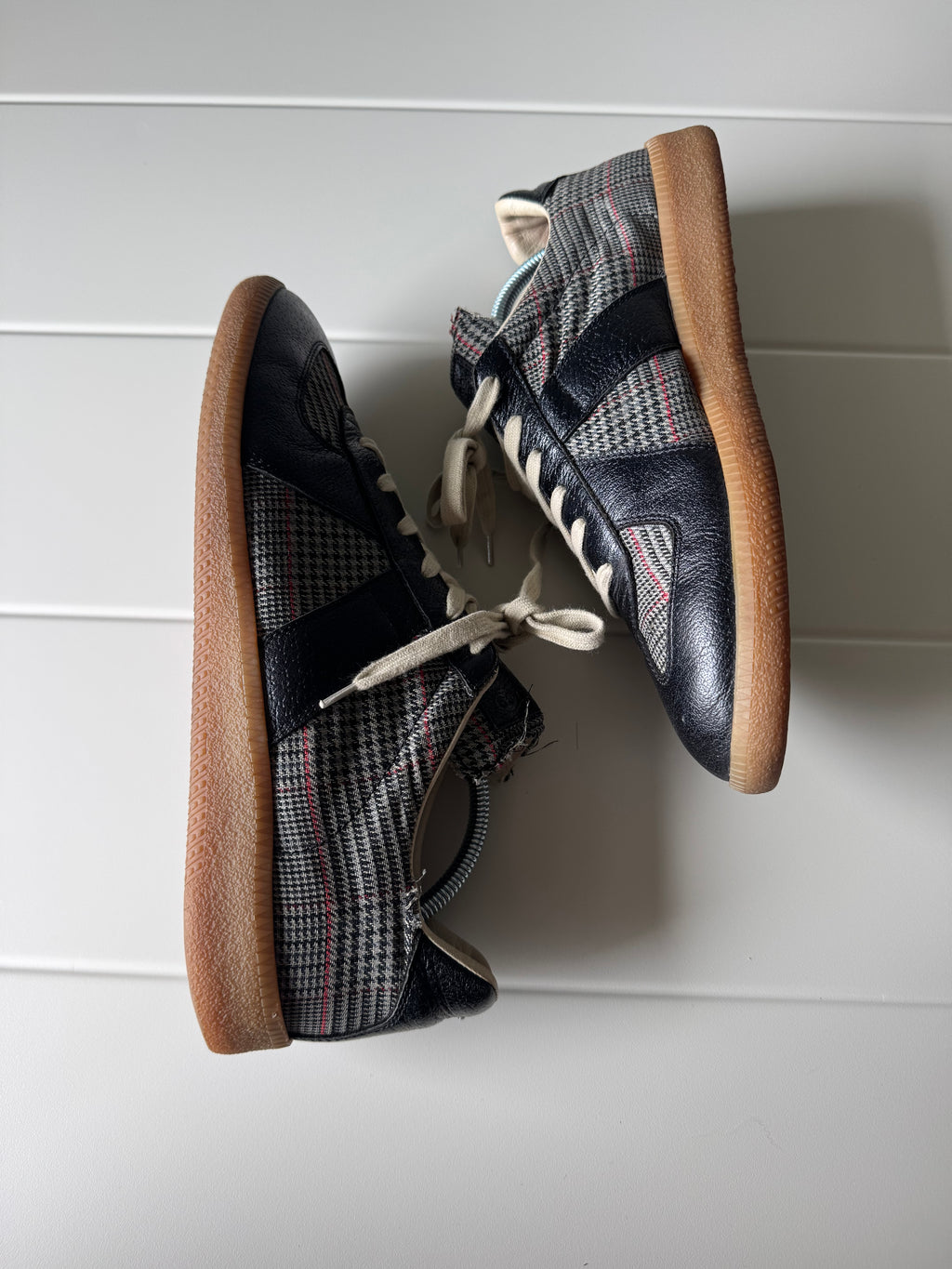 Maison Margiela Houndstooth Plaid Gats 39/9W/6M