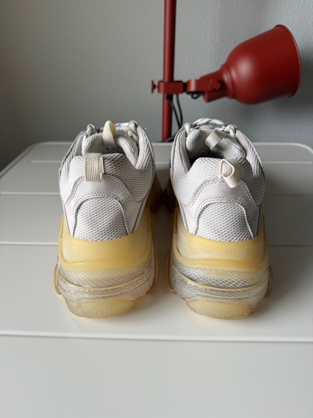Balenciaga Triple S White Clear Sole 43/10