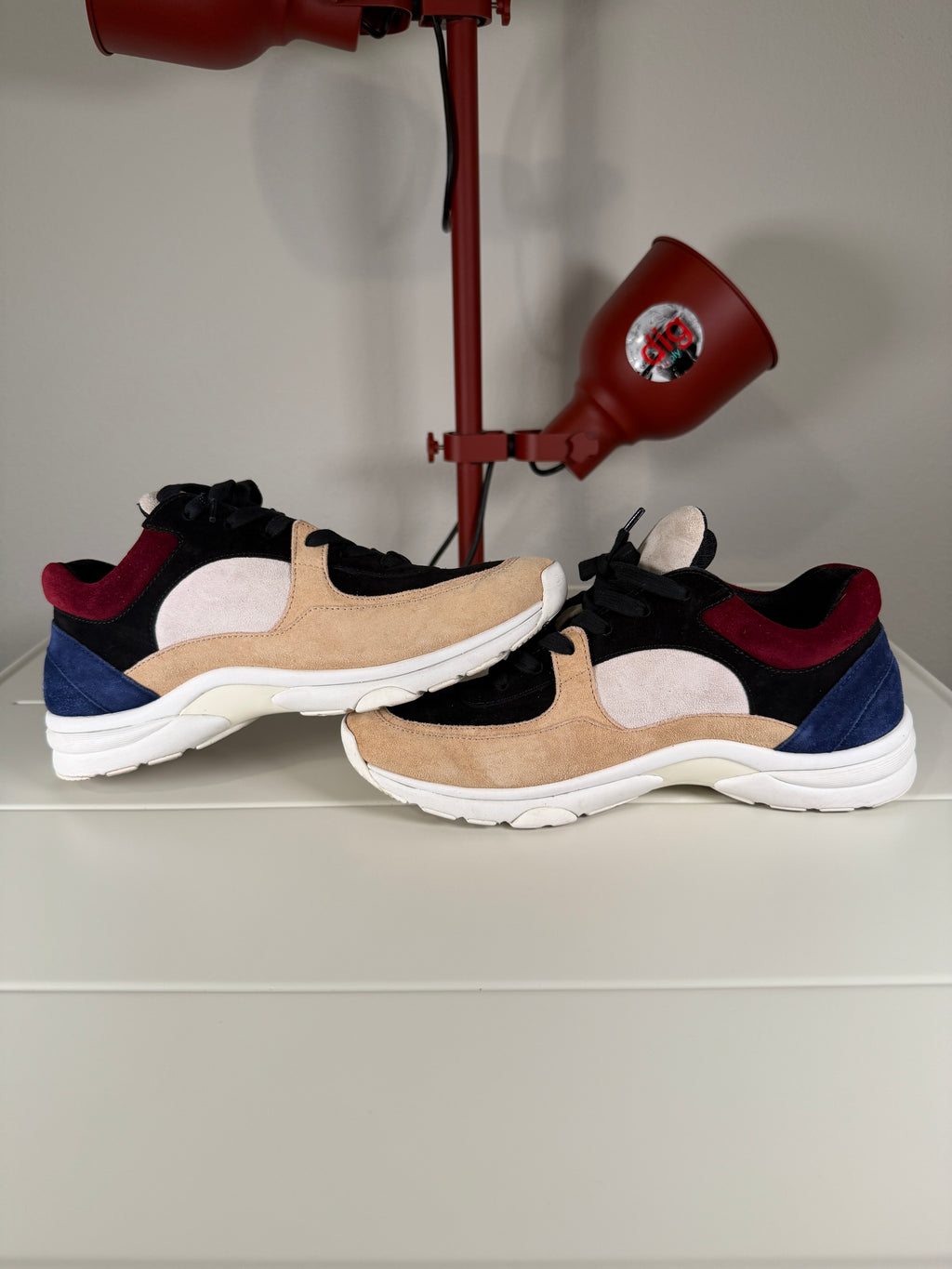 Chanel Multicolor Suede Runners 42/9