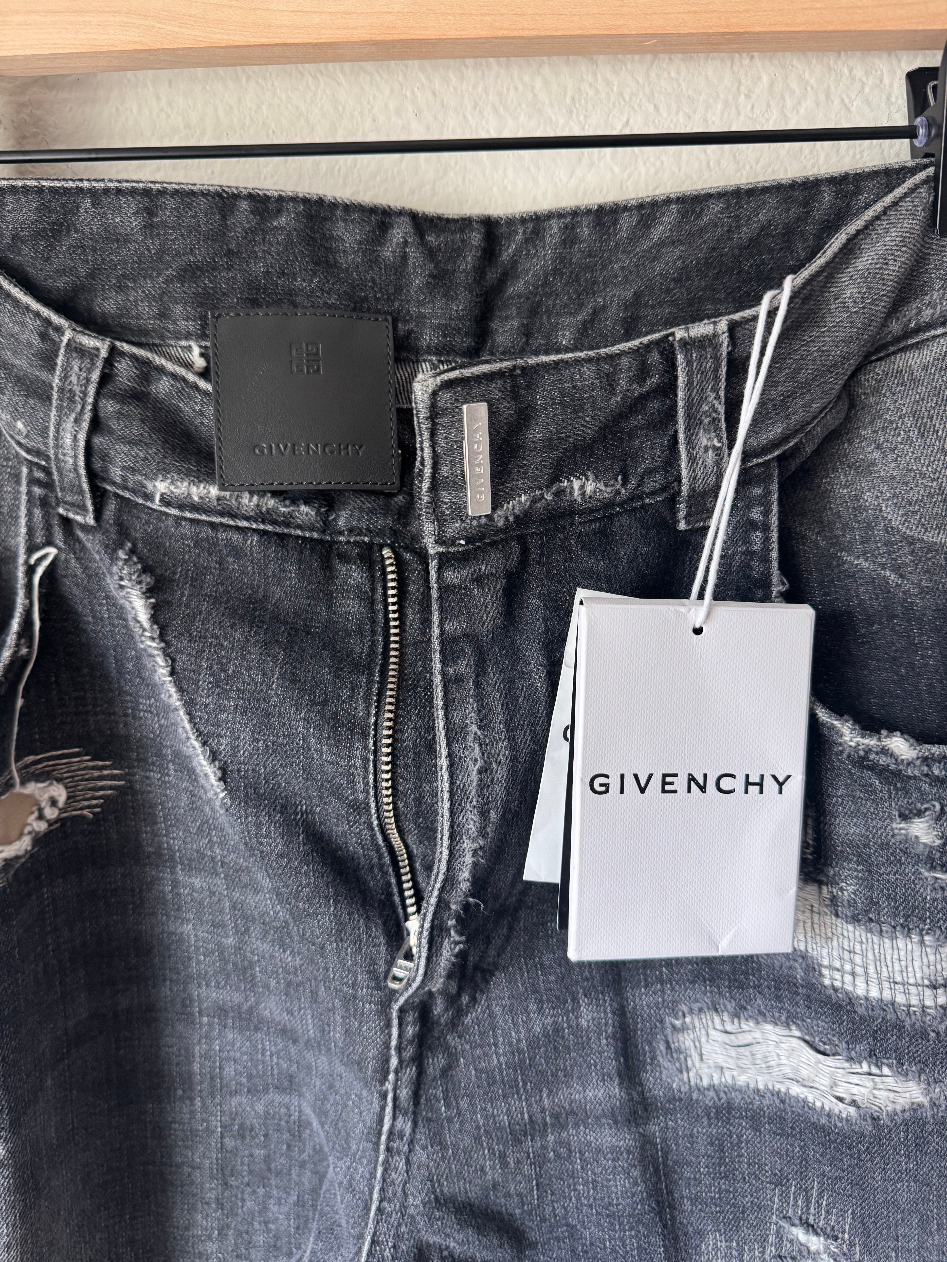 Givenchy Distresses Moleskin Denim 36