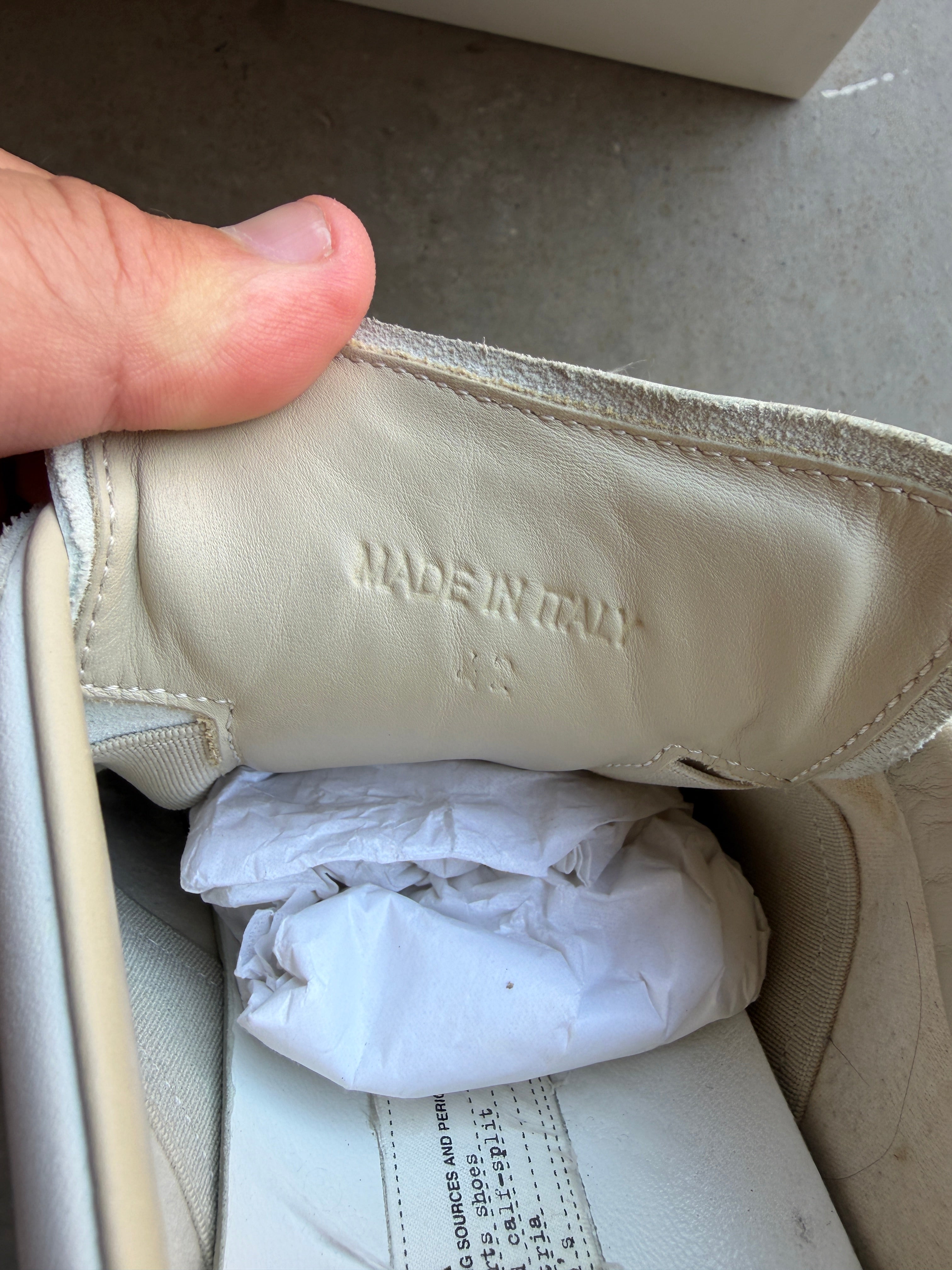 Maison Margiela White Gum Gats 42/9