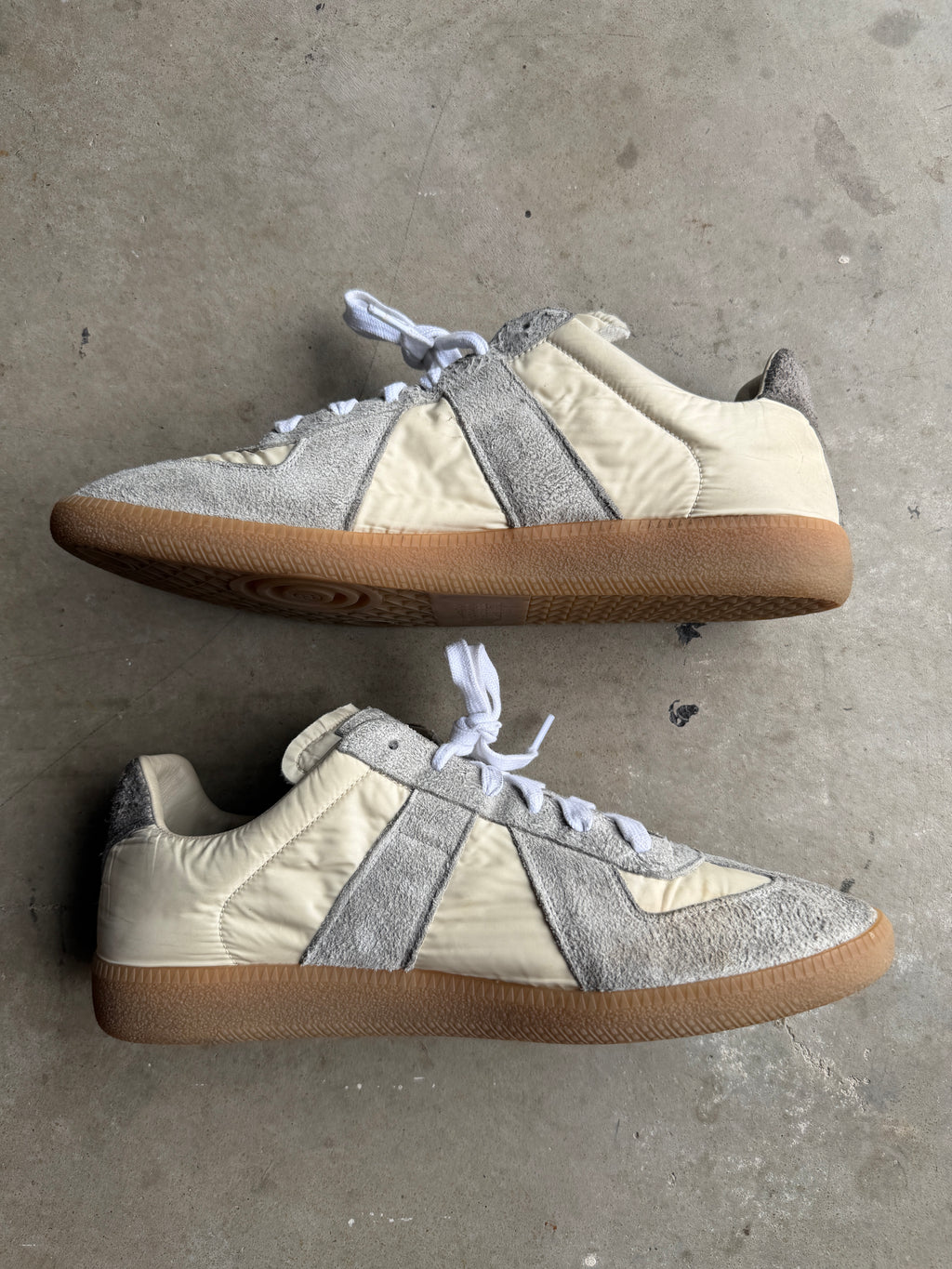 Maison Margiela Cream Nylon Gats 44/11