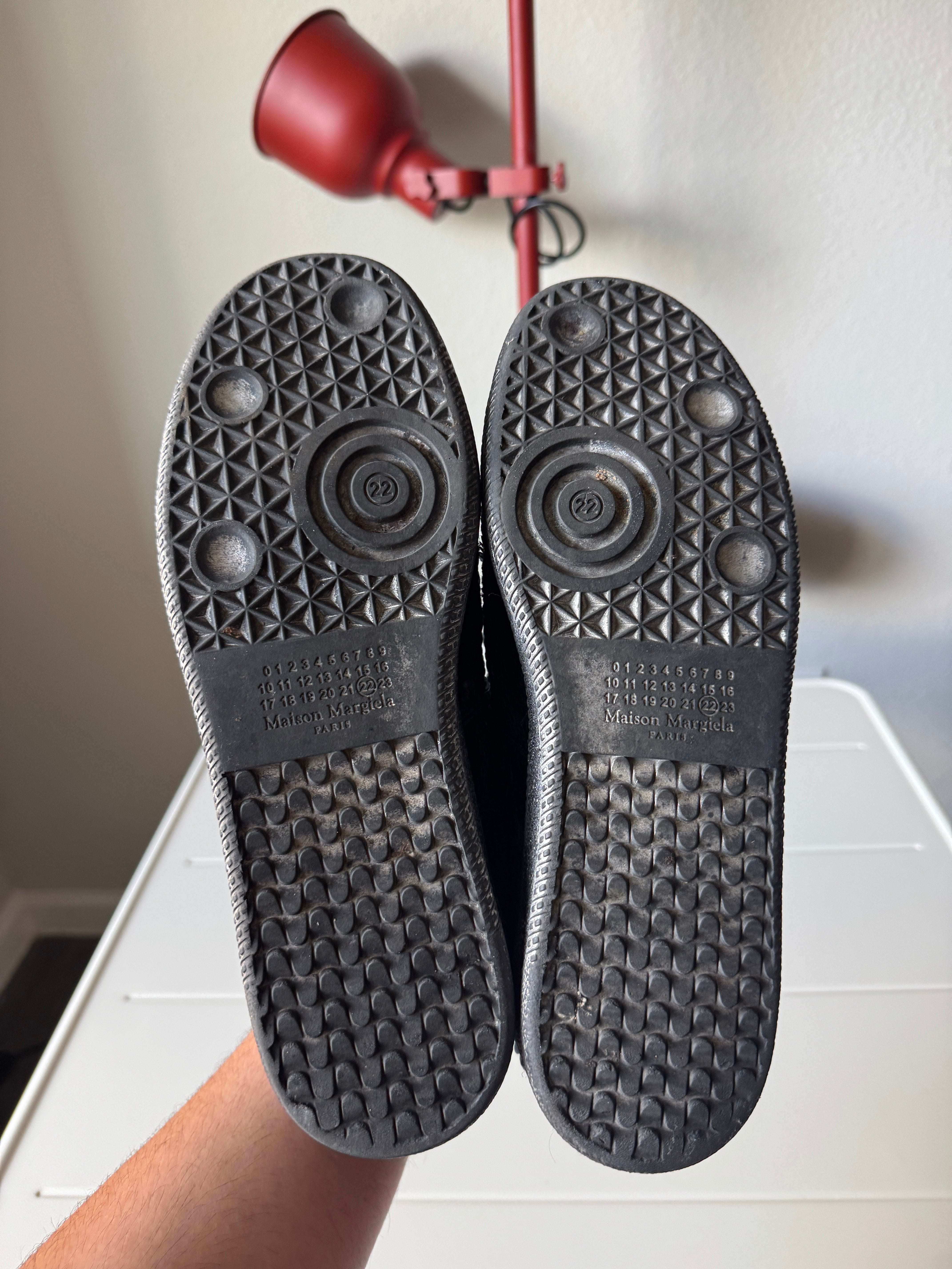 Maison Margiela Future Black Glitter shoes