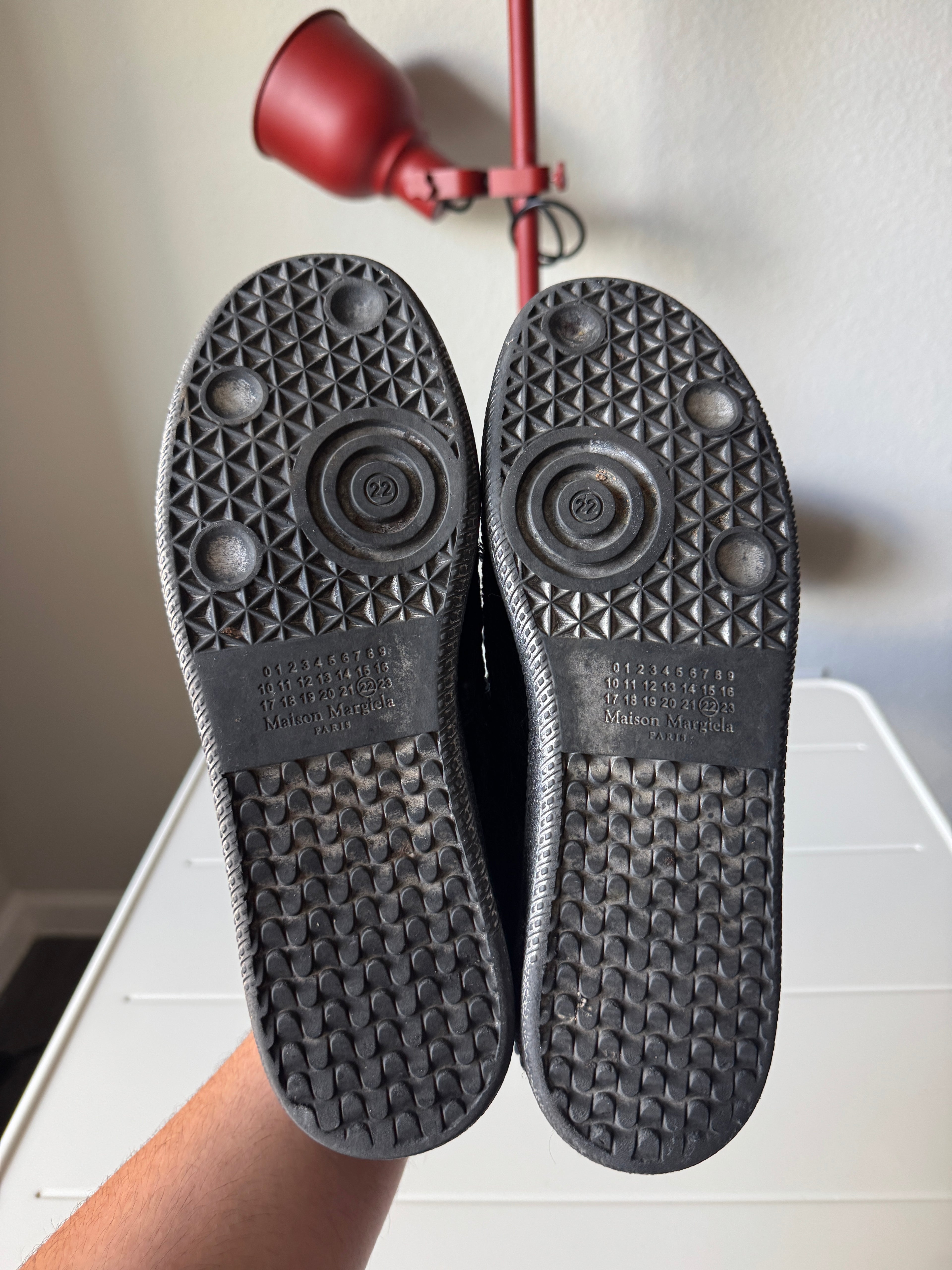 Maison Margiela Black Glitter Gats 41/8
