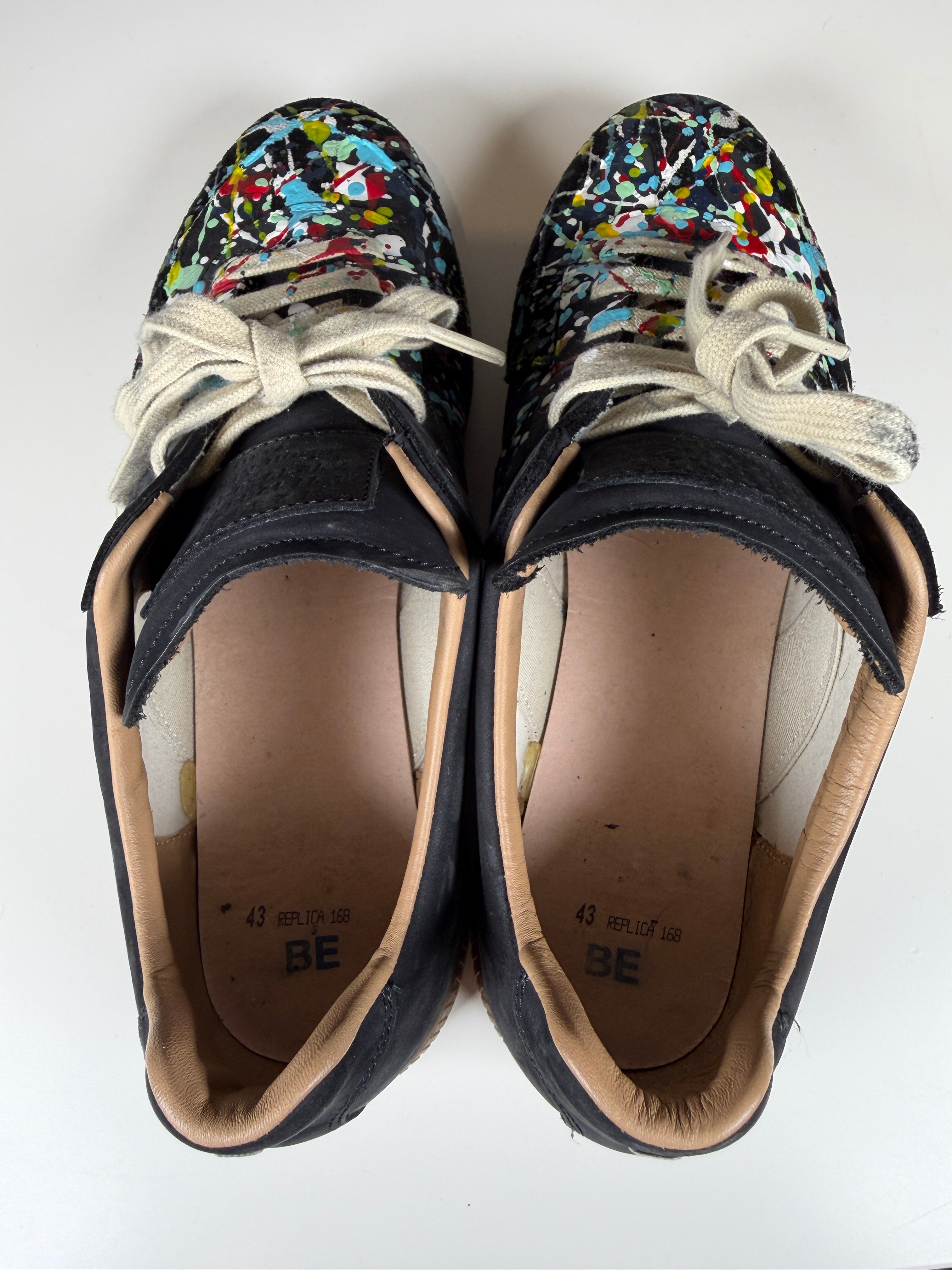 Maison Margiela Paint Splatter Black Gats 43/10