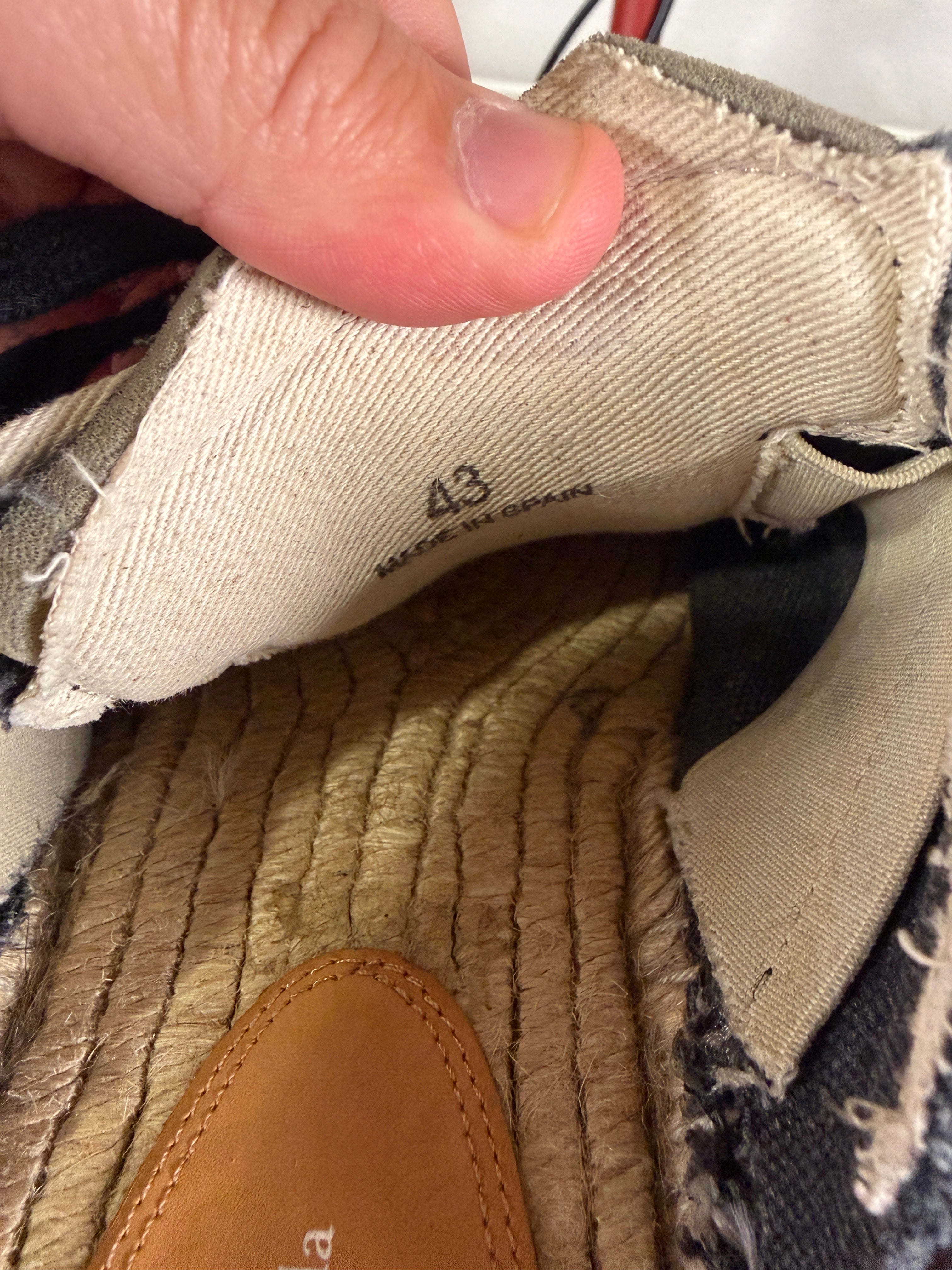 Maison Margiela Espadrille Mule Gats 43/10