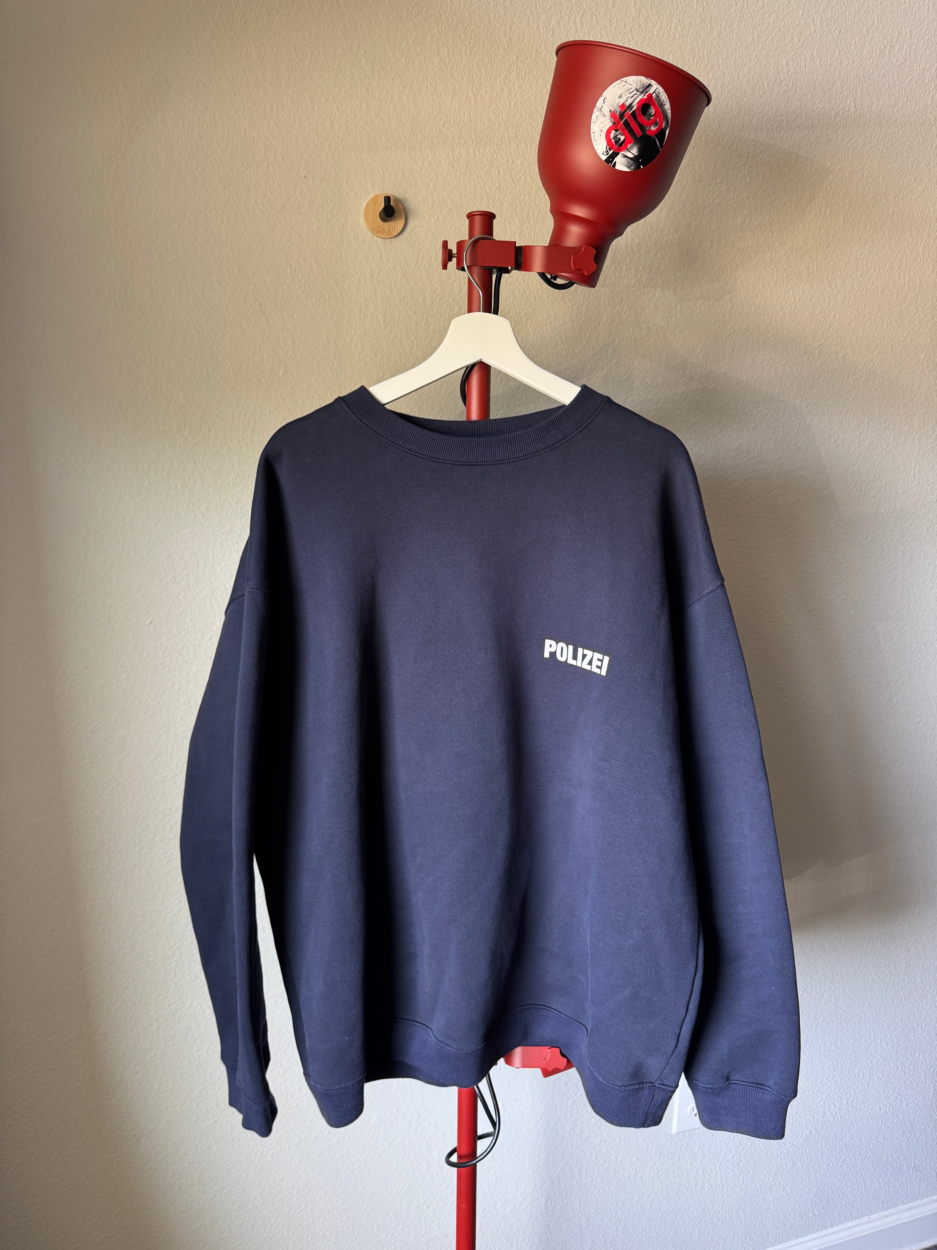 Vetements Polizei Crewneck Sweatshirt M/XL