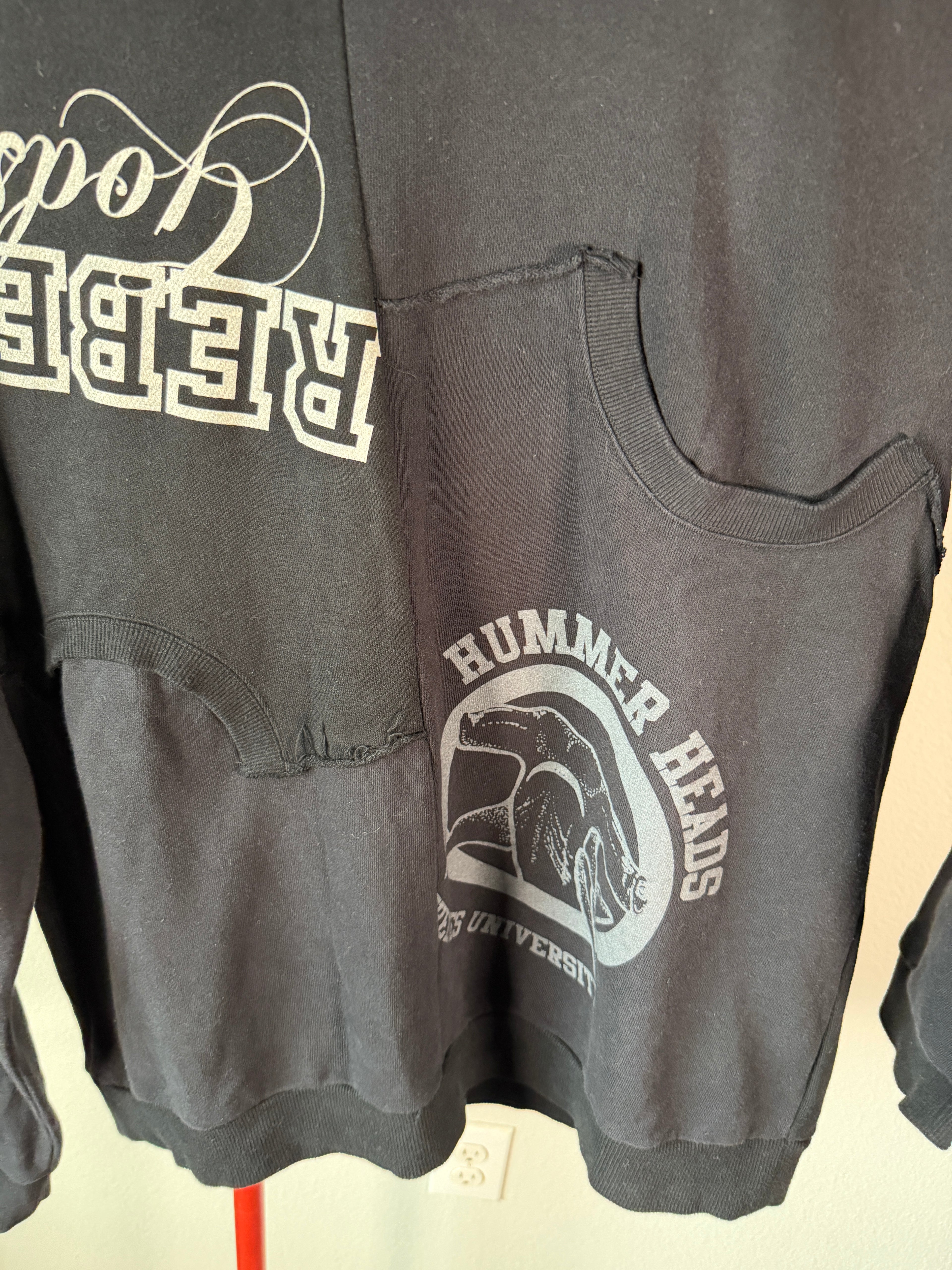 Undercover SS22 Rebel Gods Reconstructed Hybrid Crewneck XL