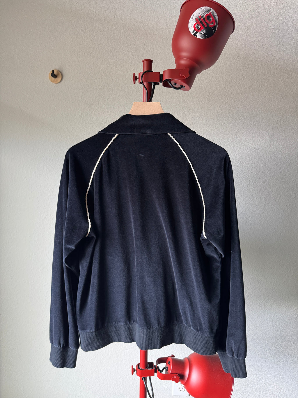 Number (N)ine SS04 Velour Double Skull Track Jacket 4