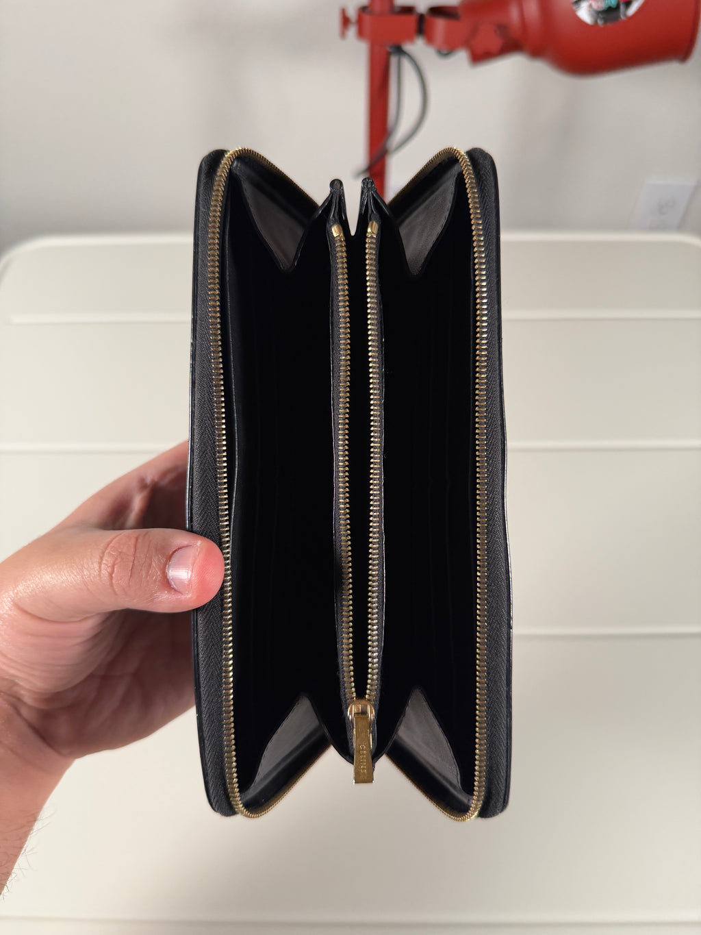 Celine Alphabet Scatter Leather Wallet