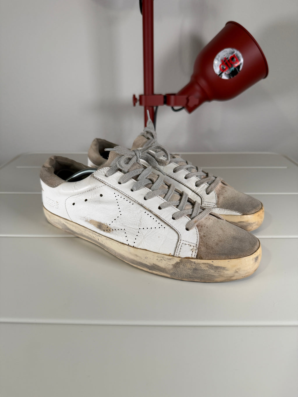 Golden Goose White Superstars 42/9