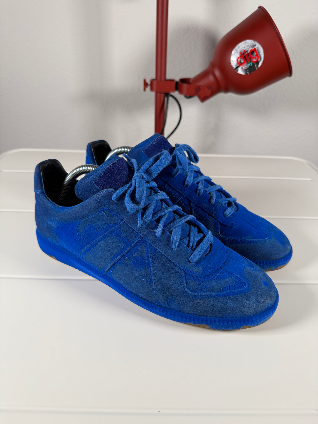 Maison Margiela Velvet Blue Gats 41.5/8.5