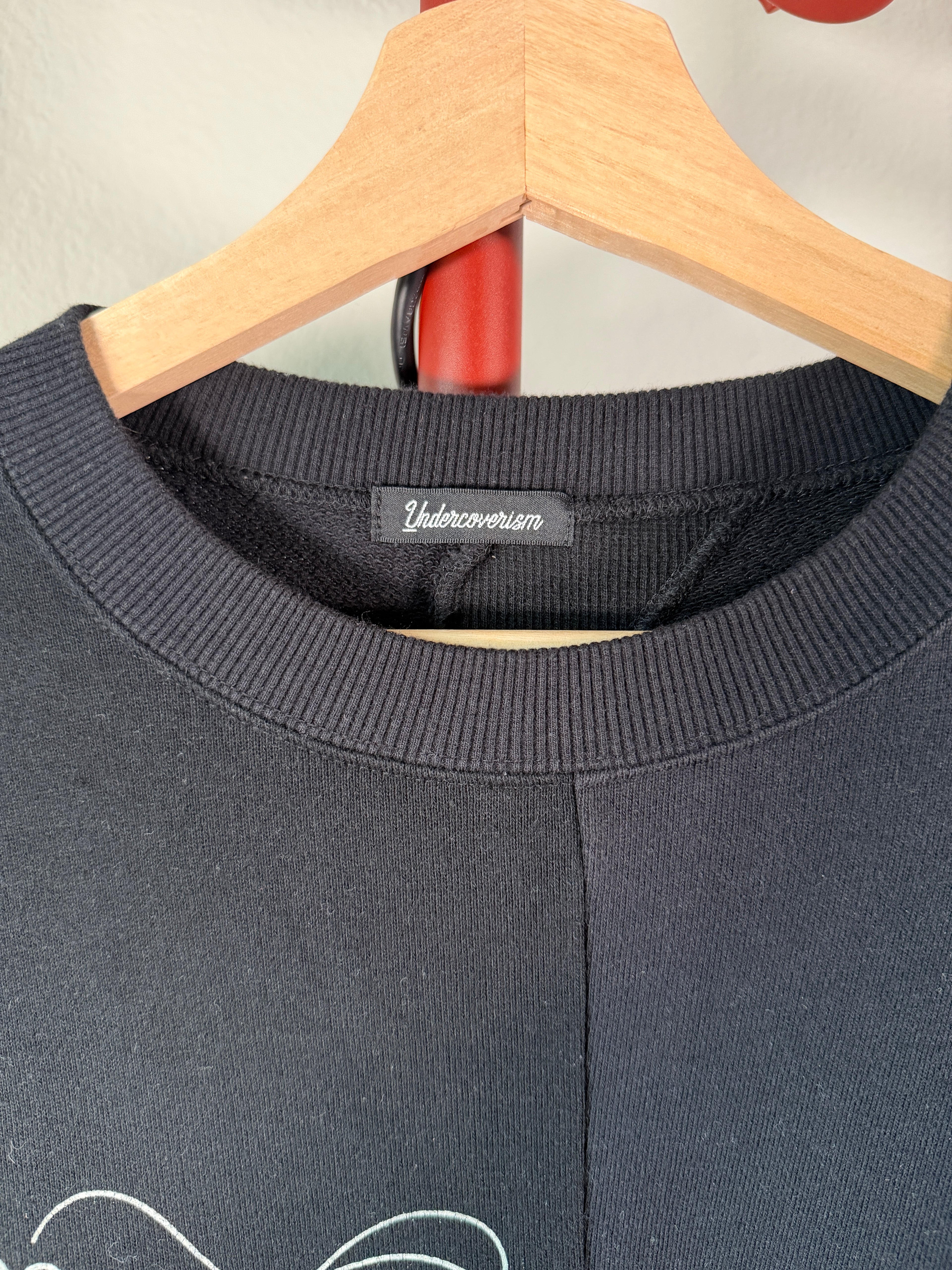 Undercover SS22 Rebel Gods Reconstructed Hybrid Crewneck XL