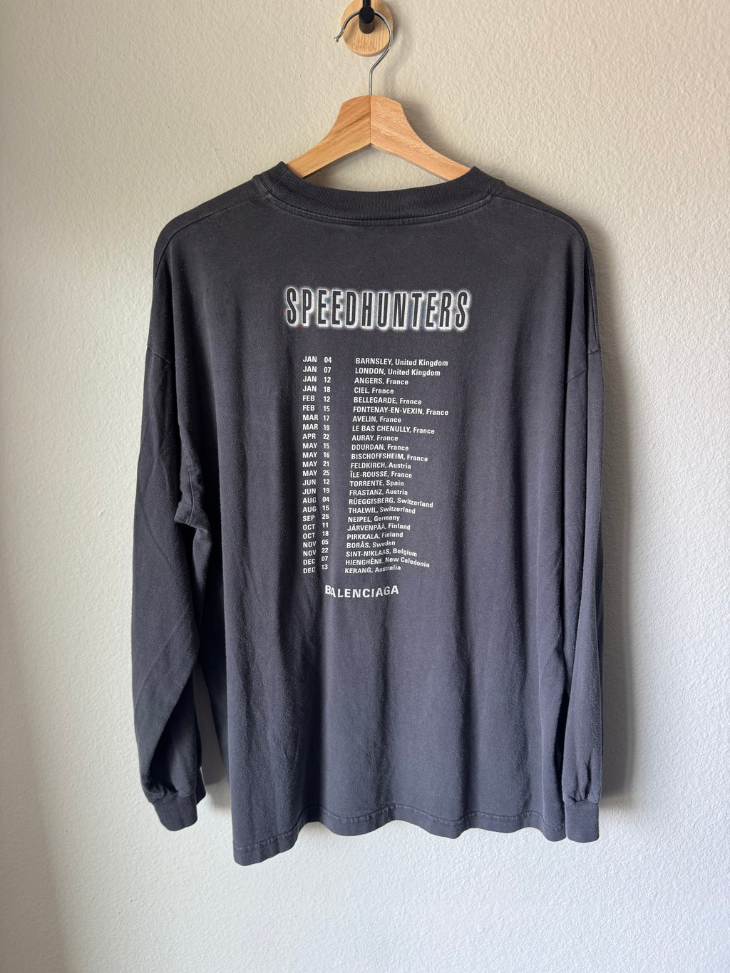 Balenciaga Speedhunters Long Sleeve Tee