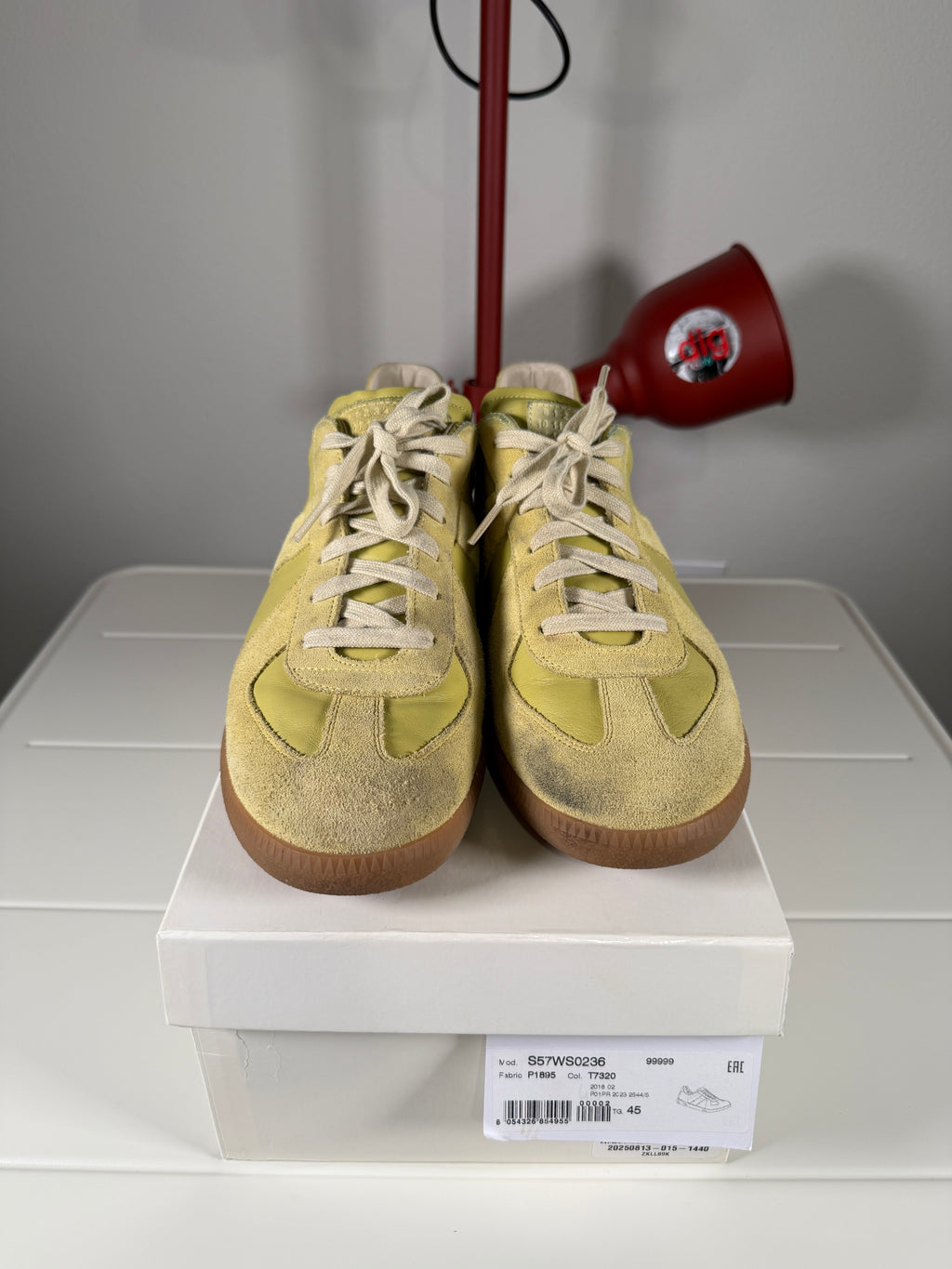 Maison Margiela Yellow Gum Gats 45/12
