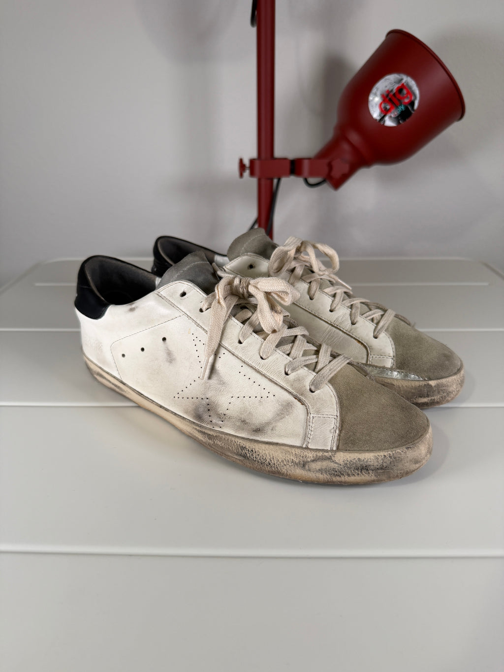 Golden Goose White Superstars 42/9