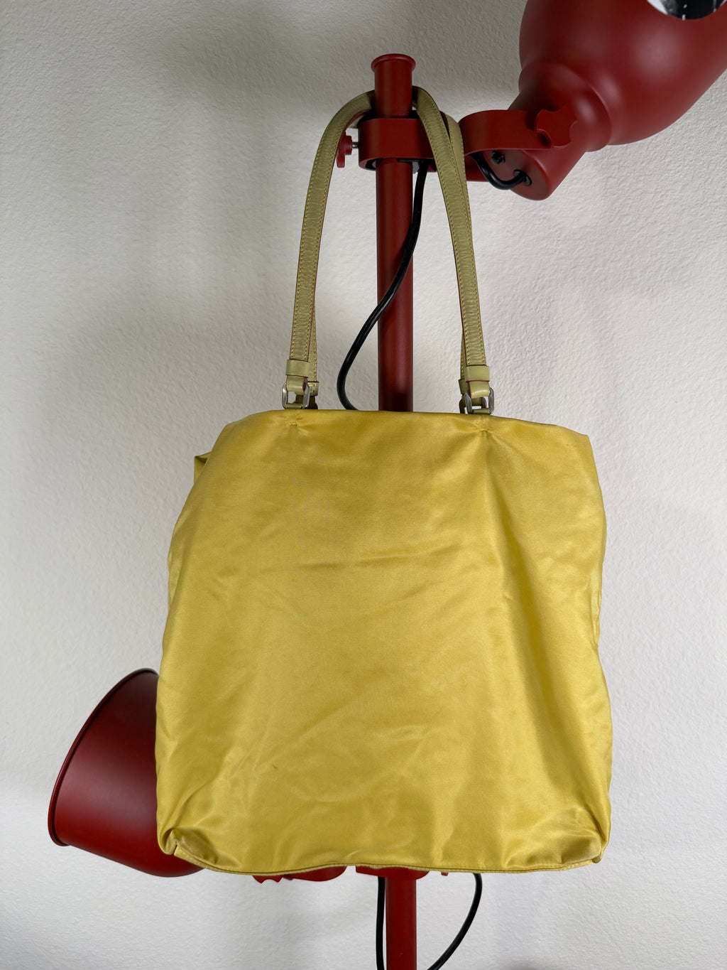 Prada 2000s Giallo Yellow Nylon Bag