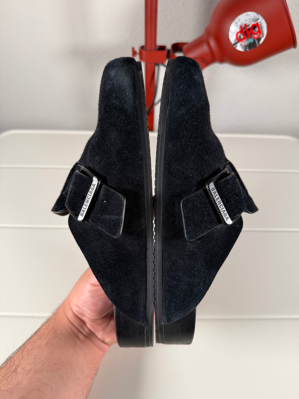 Balenciaga Sunday Mule Black Suede 43/10