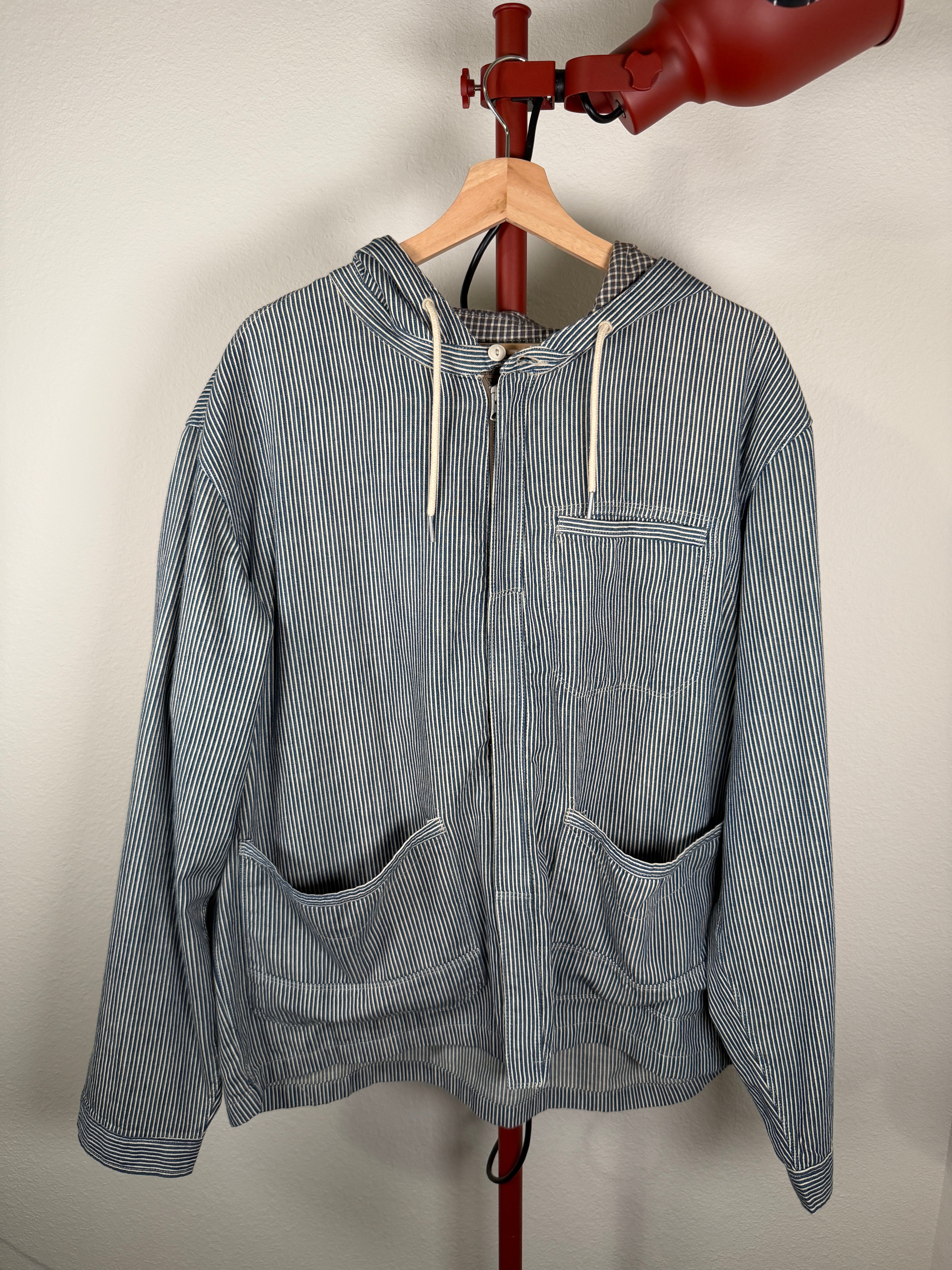 Ralph Lauren RRL Hickory Striped Chore Jacket XL