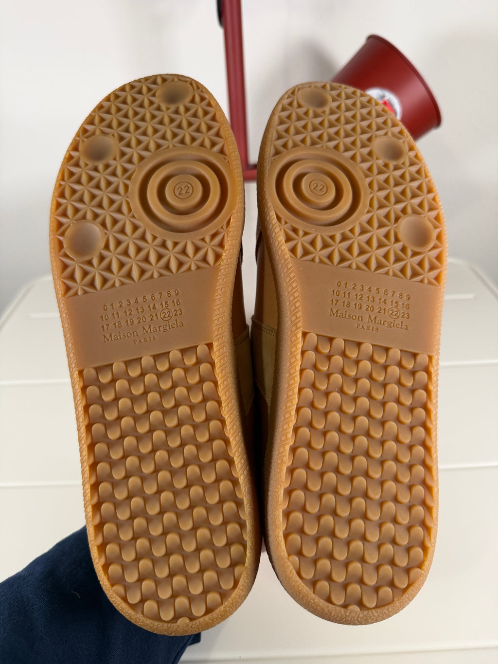 Maison Margiela Vachetta Tan Leather Gats 42/9