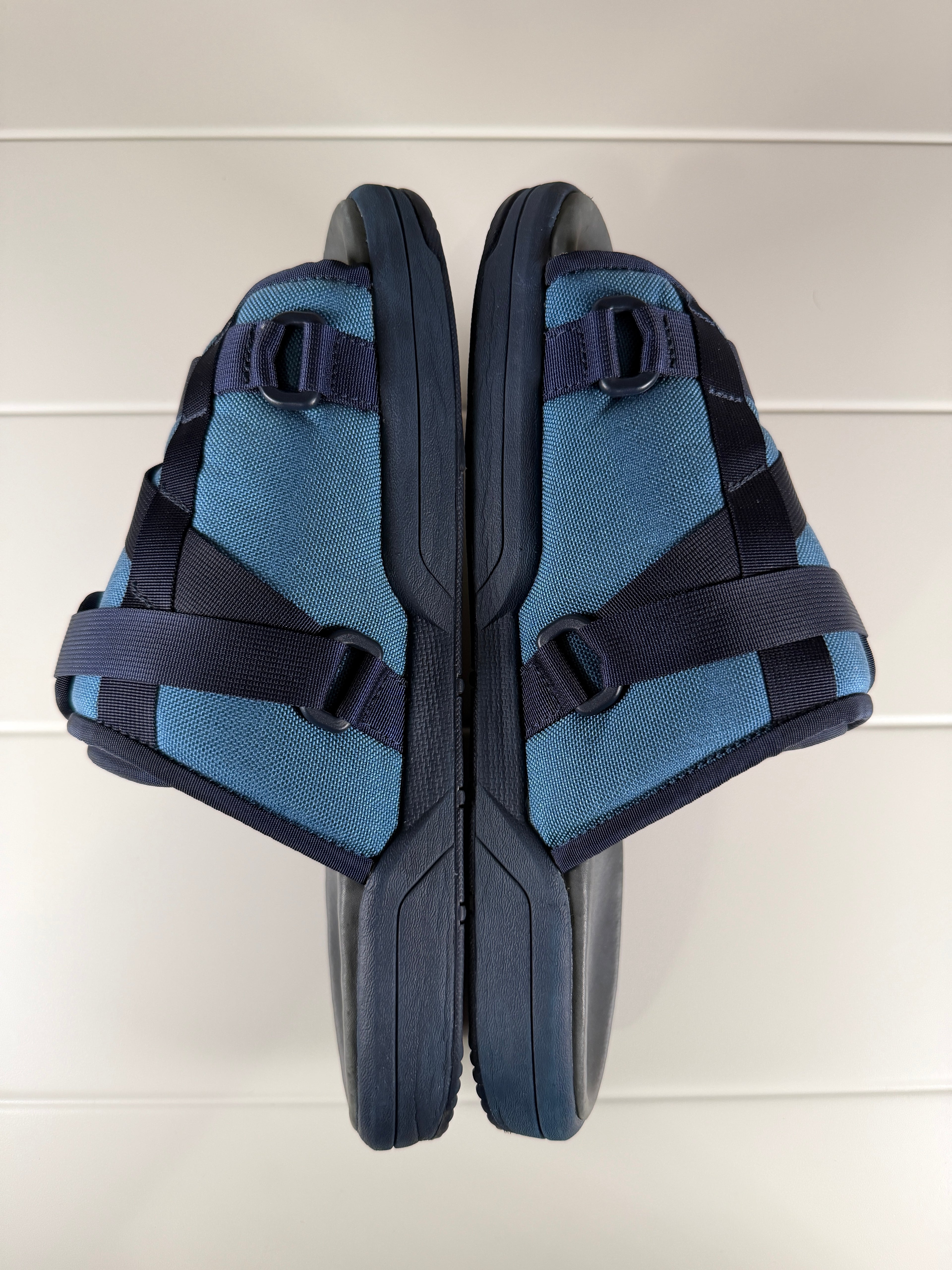Visvim Christo Two-Tone Blue/Red Sandals L
