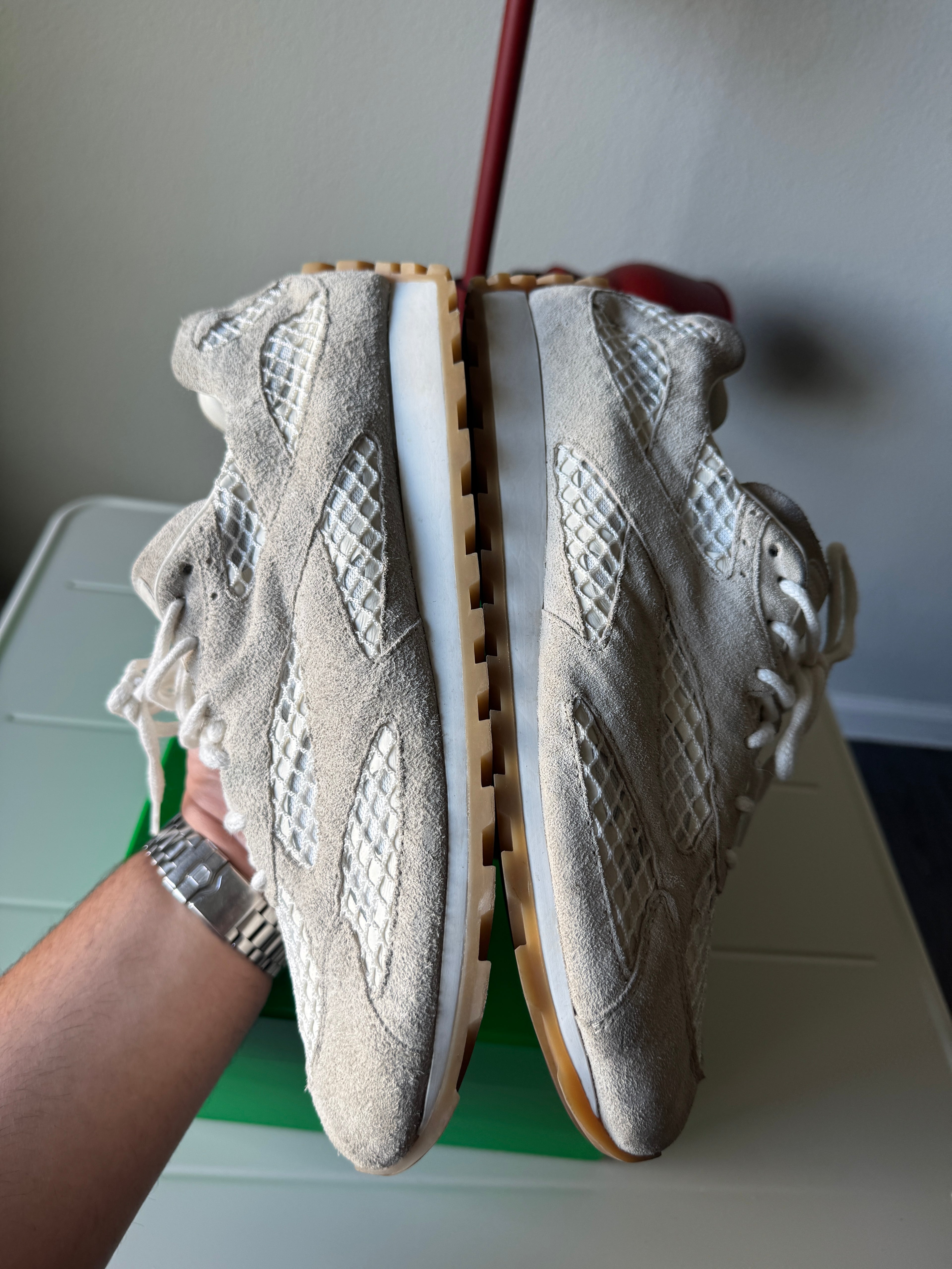 Bottega Veneta Orbit Sea Salt White 45/12