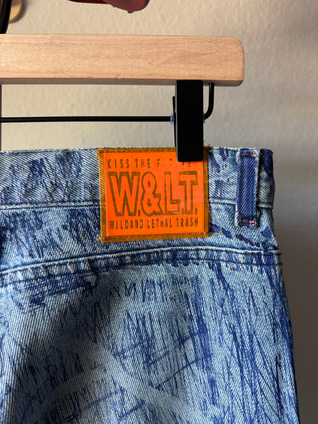 Walter Van Beirendonck AW97 Avatar Pen Graffiti Denim 32