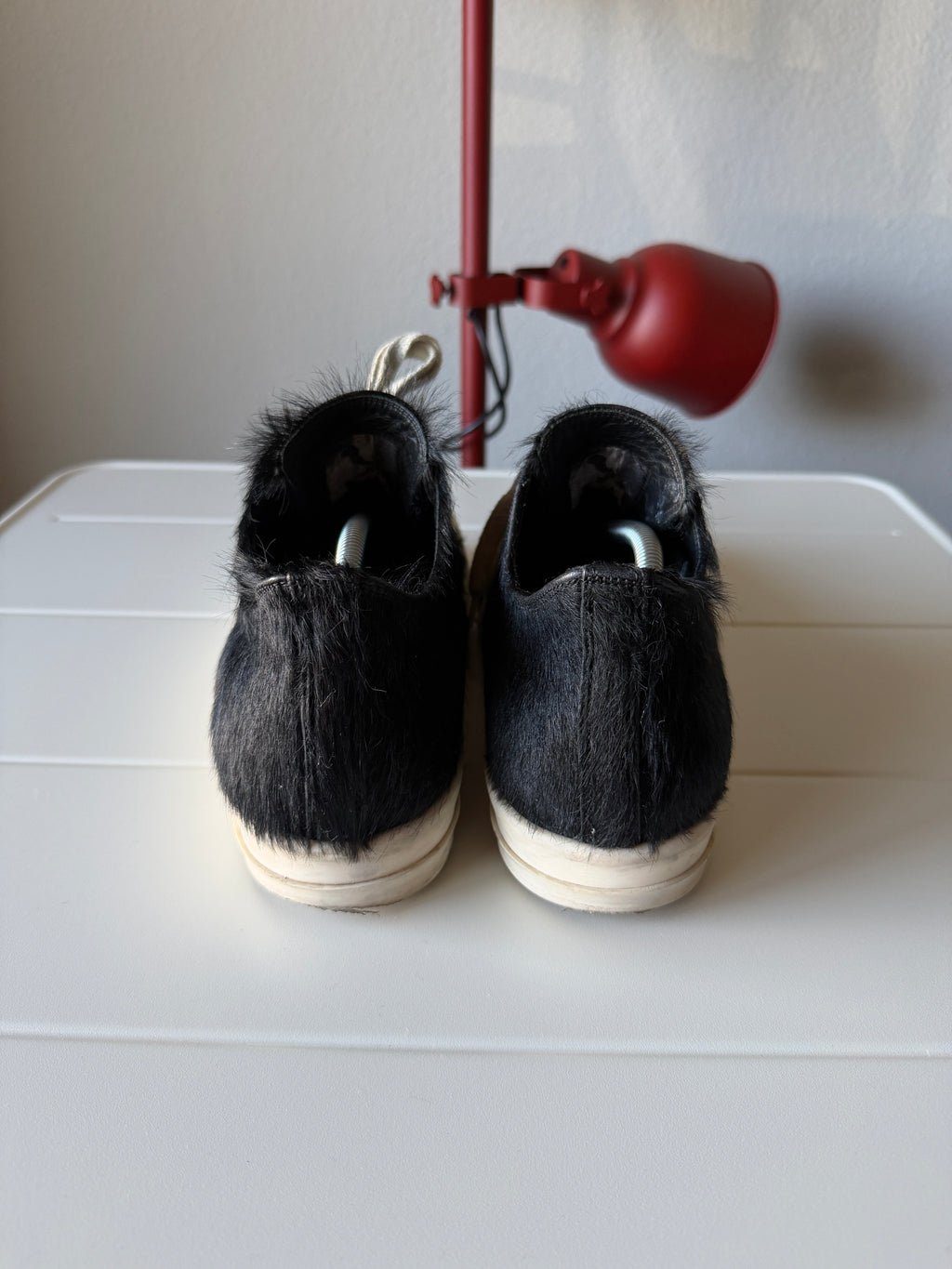 Rick Owens Pony Hair Ramones Low 45/12