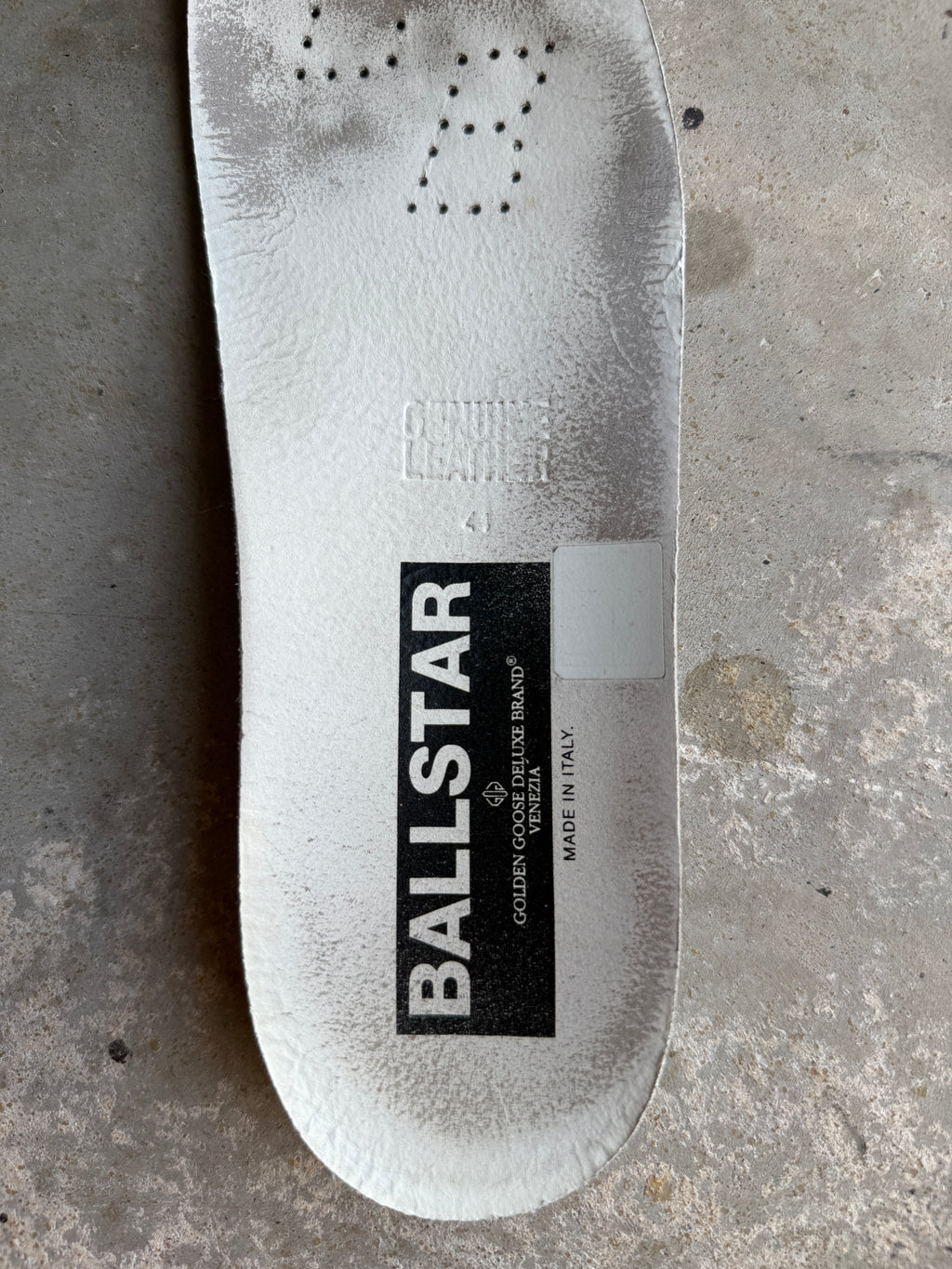 Golden Goose Red Gold Dipped Ballstars 11/44