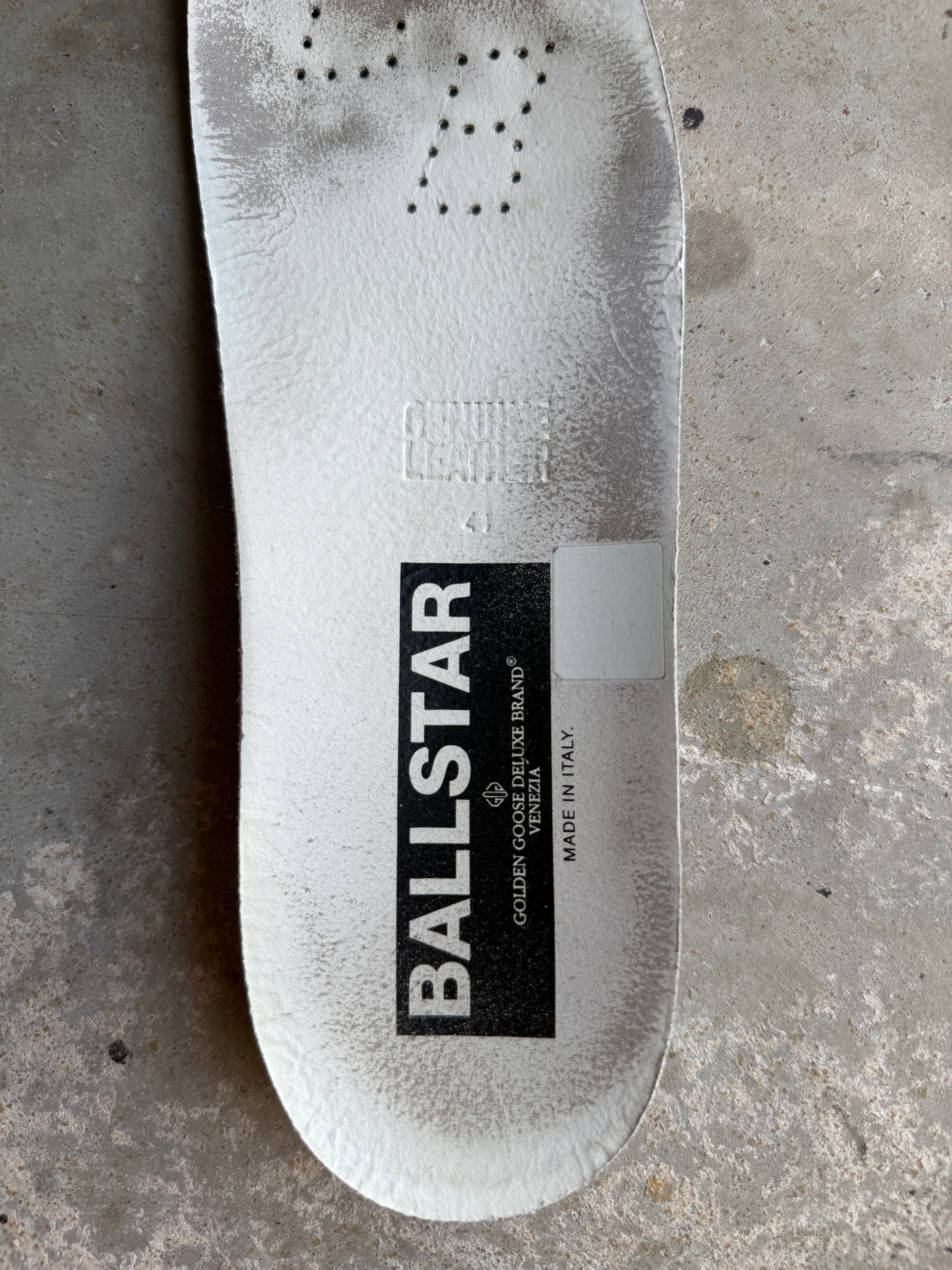 Golden Goose Red Gold Dipped Ballstars 11/44