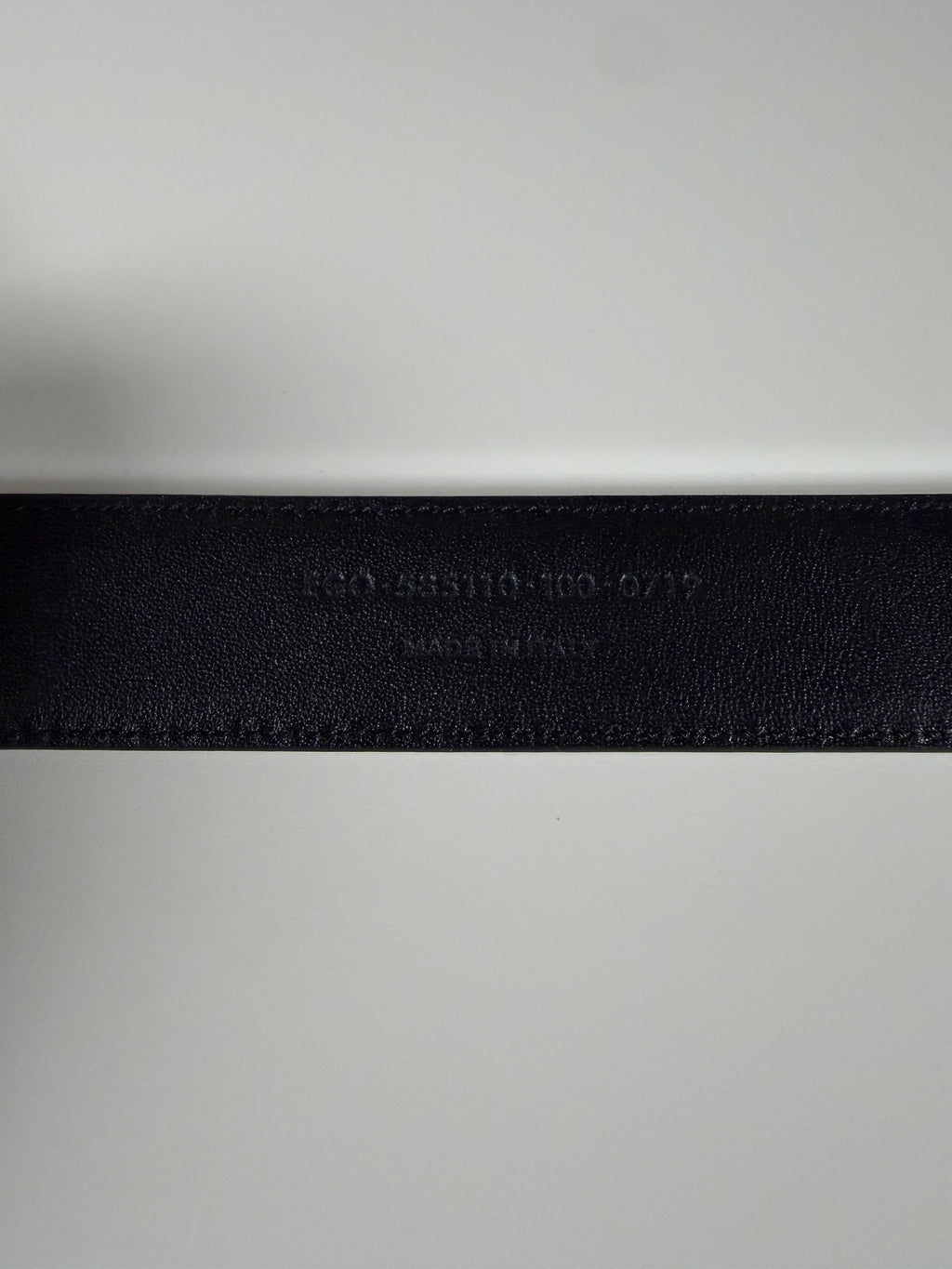 Saint Laurent Mini YSL Logo Leather Belt