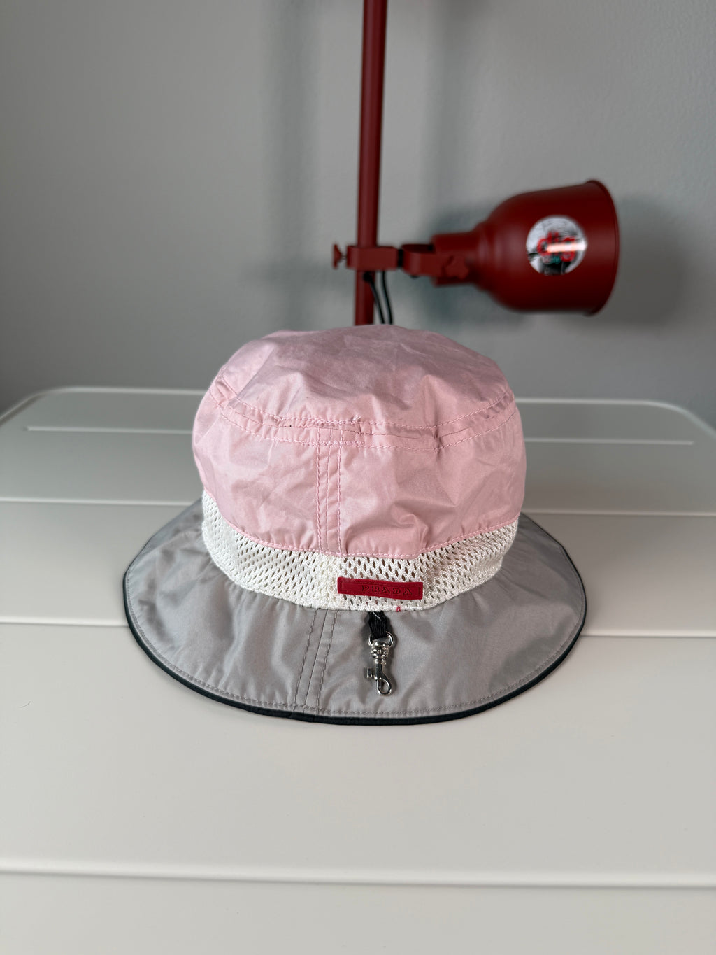Prada Vintage Pink Fisherman Bucket Hat M