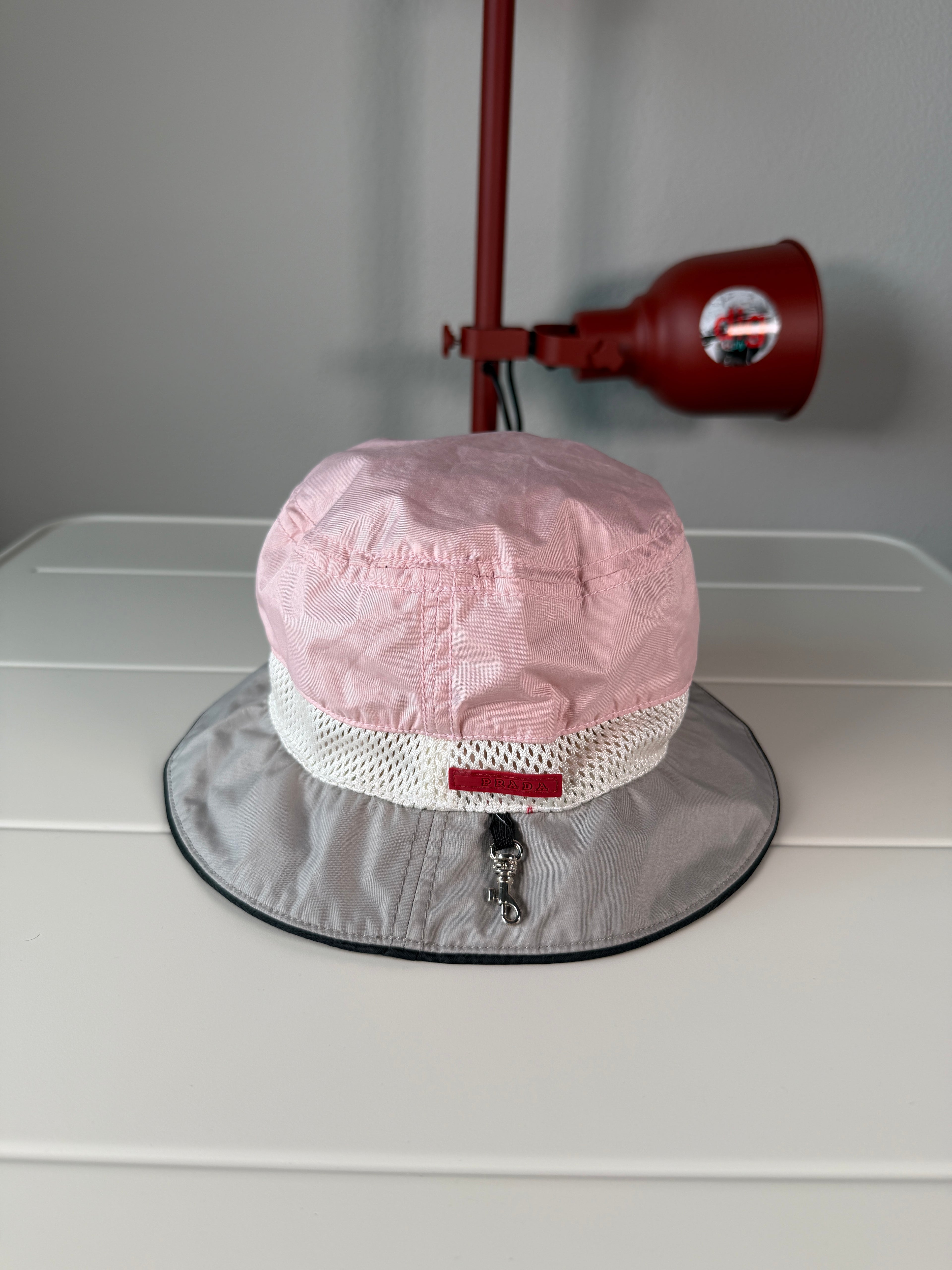 Prada Vintage Pink Fisherman Bucket Hat M