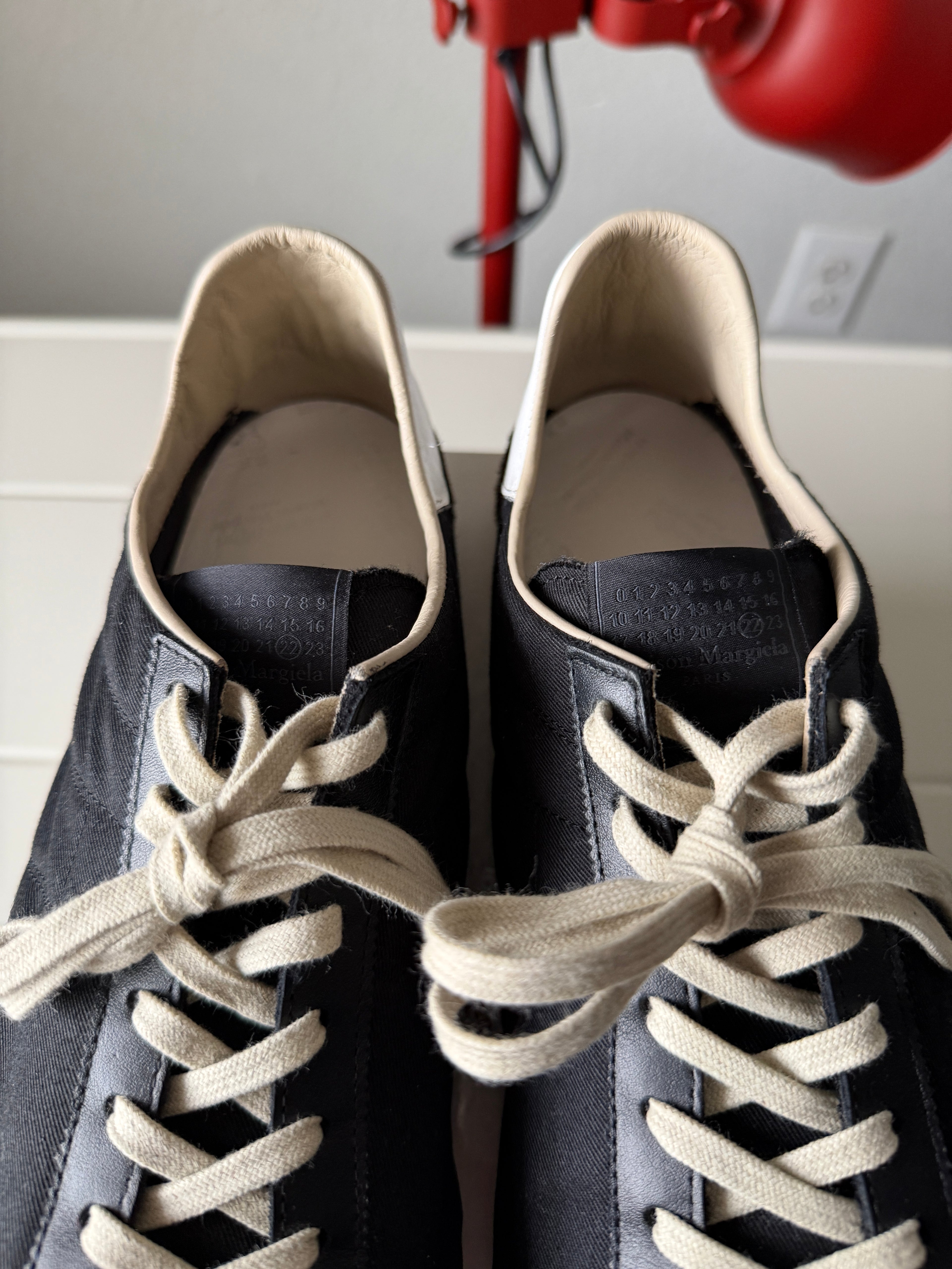 Maison Margiela Black Canvas Sprinter 45/12