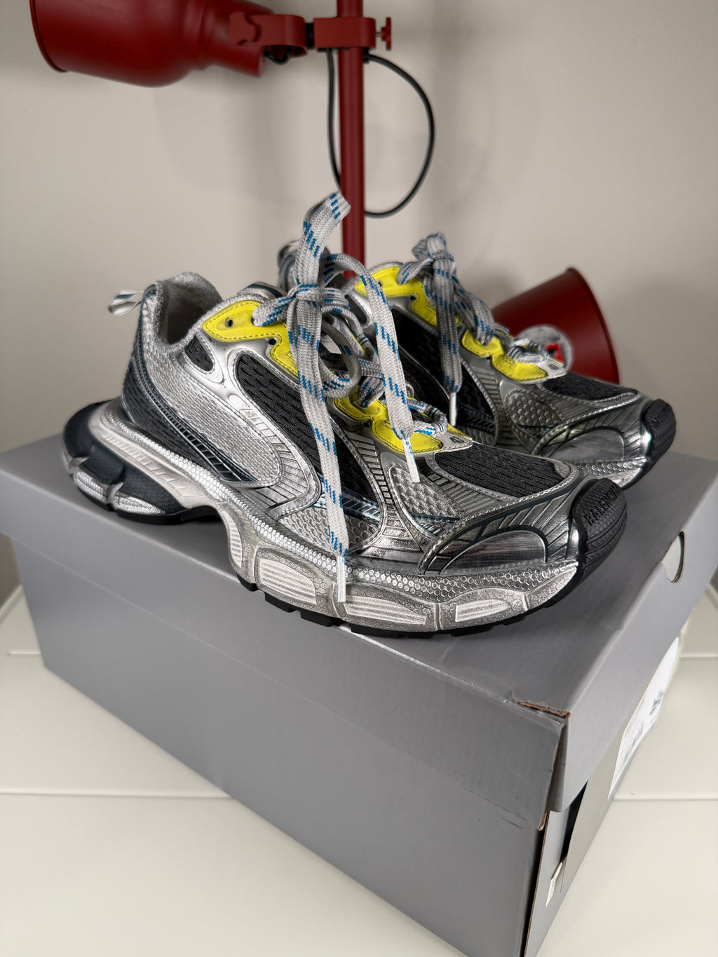 Balenciaga 3XL Yellow Navy Sneakers 43/10