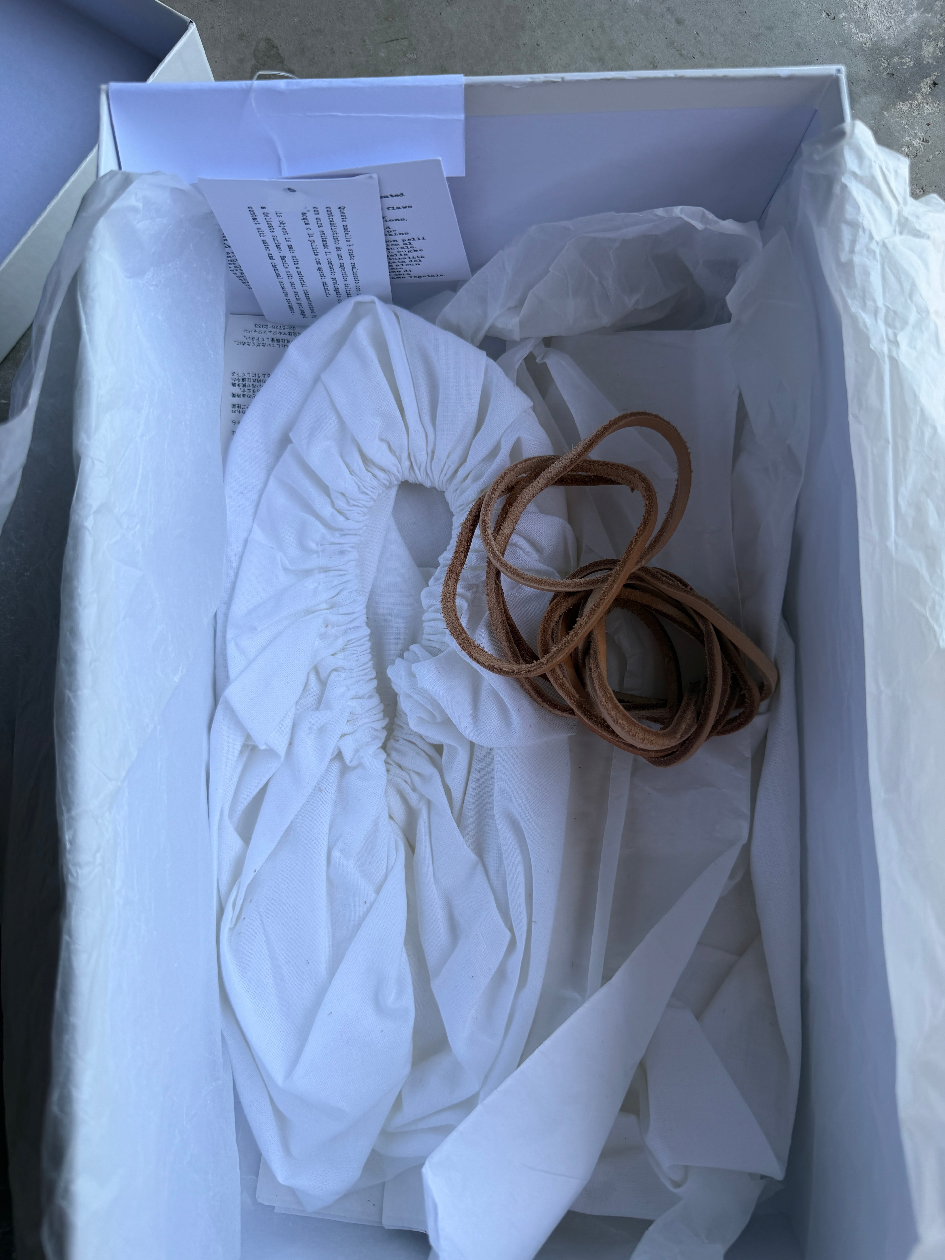 Maison Margiela Vachetta Tan Leather Gats 42/9