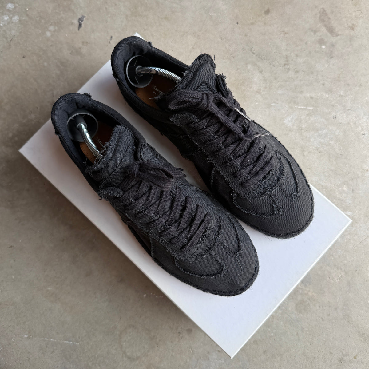 Maison Margiela Triple Black Espadrille Gats 41/8