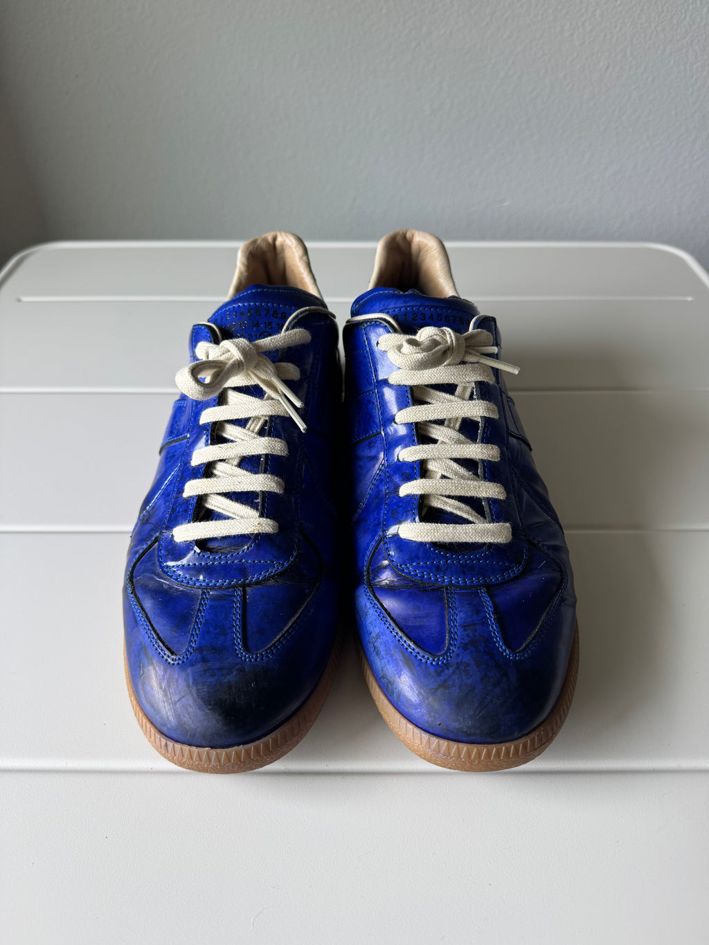 Maison Margiela Patent Blue Gats 45/12