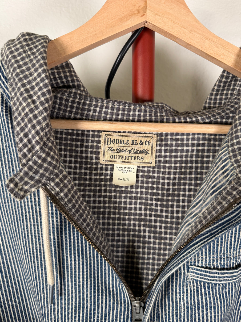 Ralph Lauren RRL Hickory Striped Chore Jacket XL