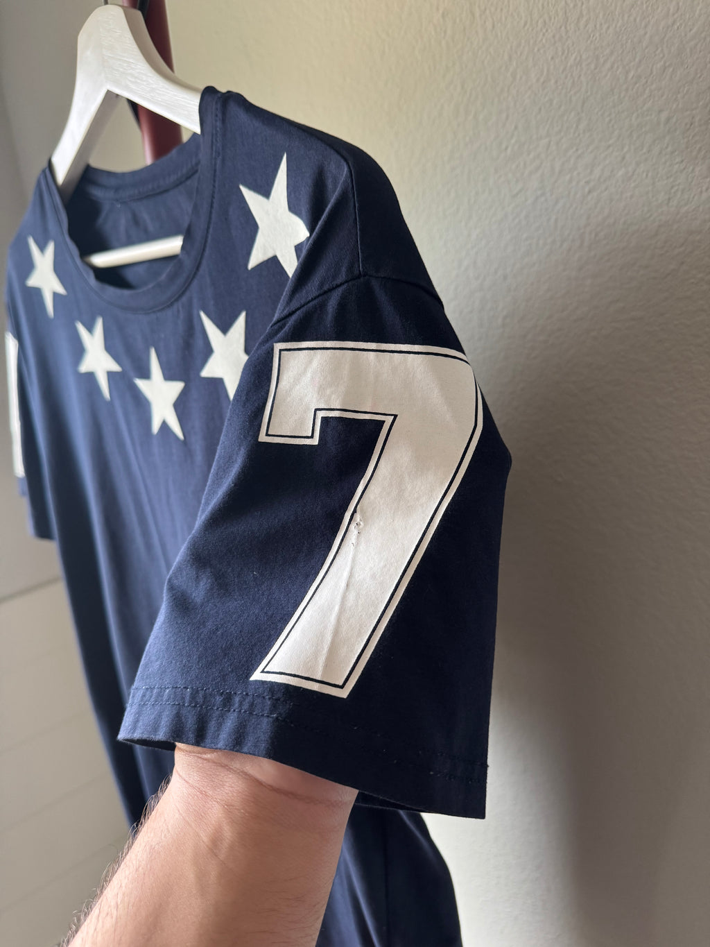 Givenchy Star Tee Navy/White S