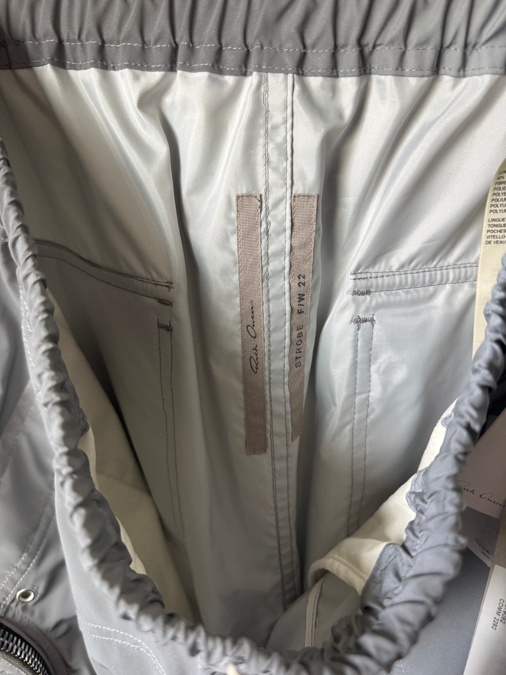 Rick Owens Reflex Bauhaus Cargos Reflective 34