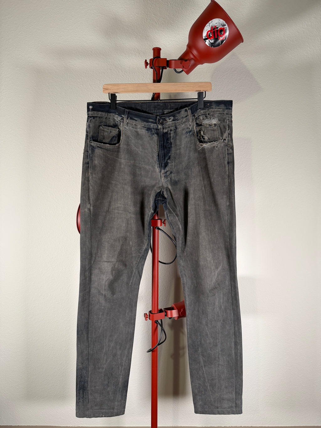 Rick Owens FW09 Detroit Cut Hogwash Denim