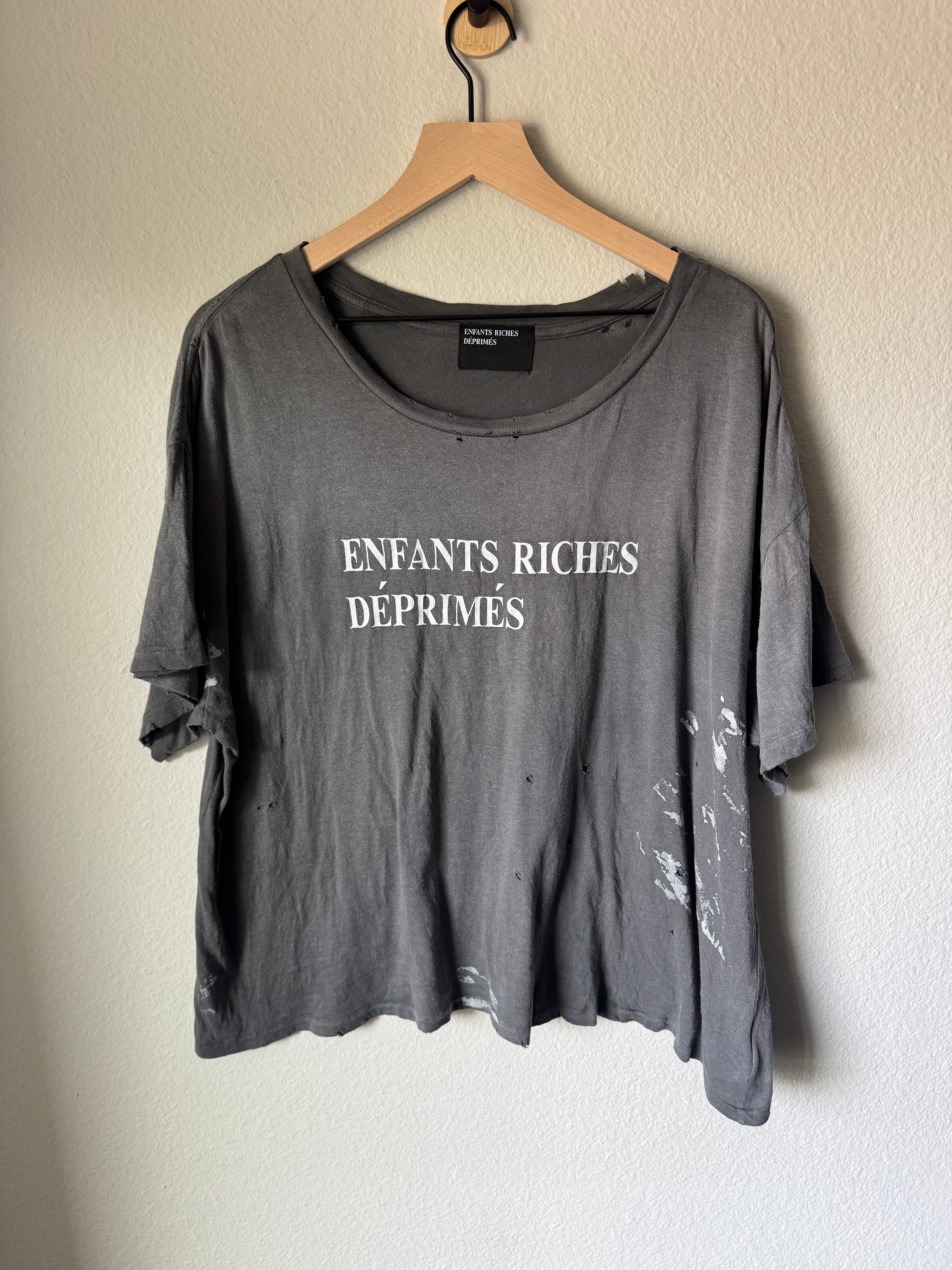 Enfants Riches Deprimes Thrashed Logo Tee