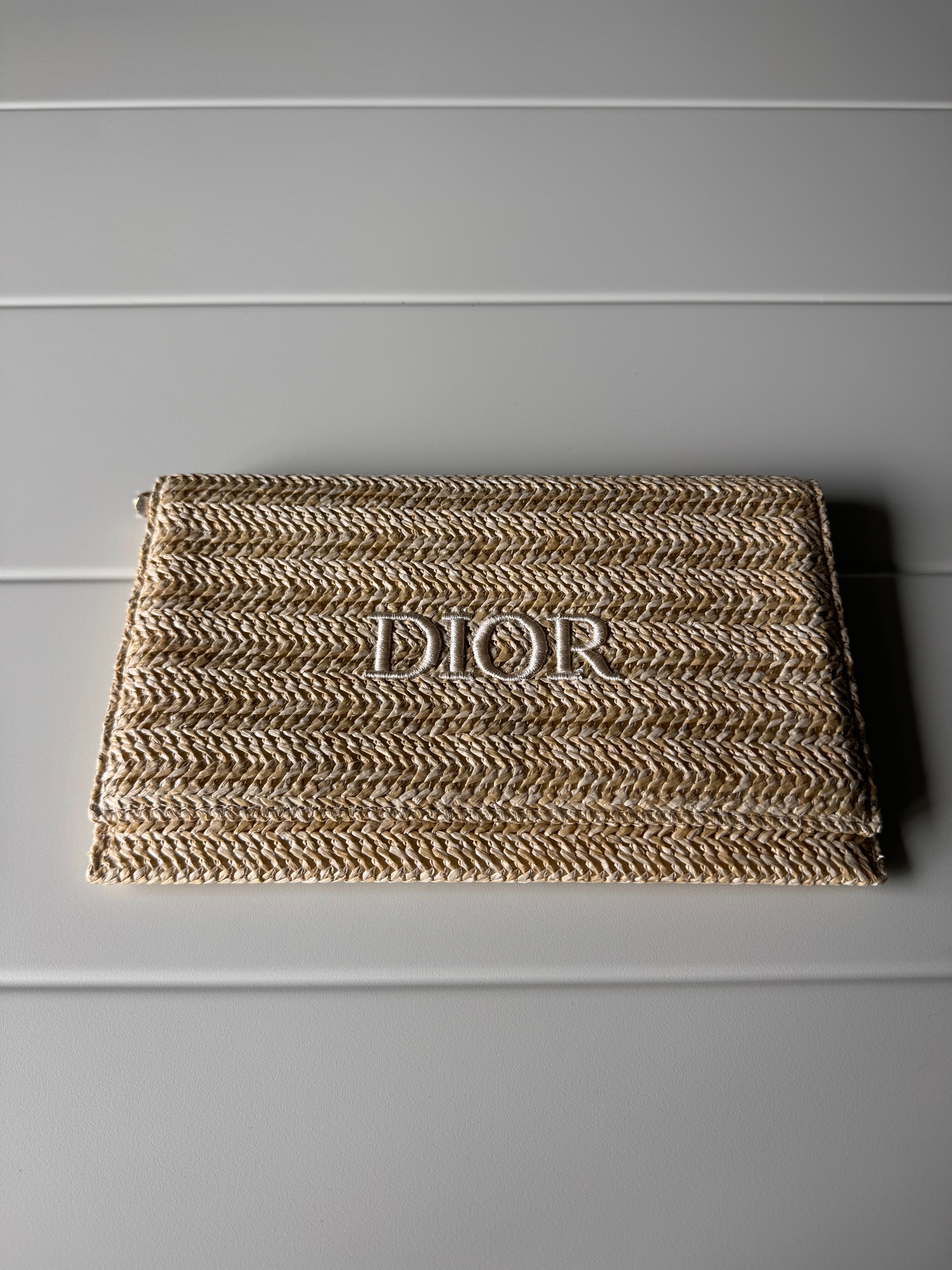 Dior Women’s Straw Clutch Pouch