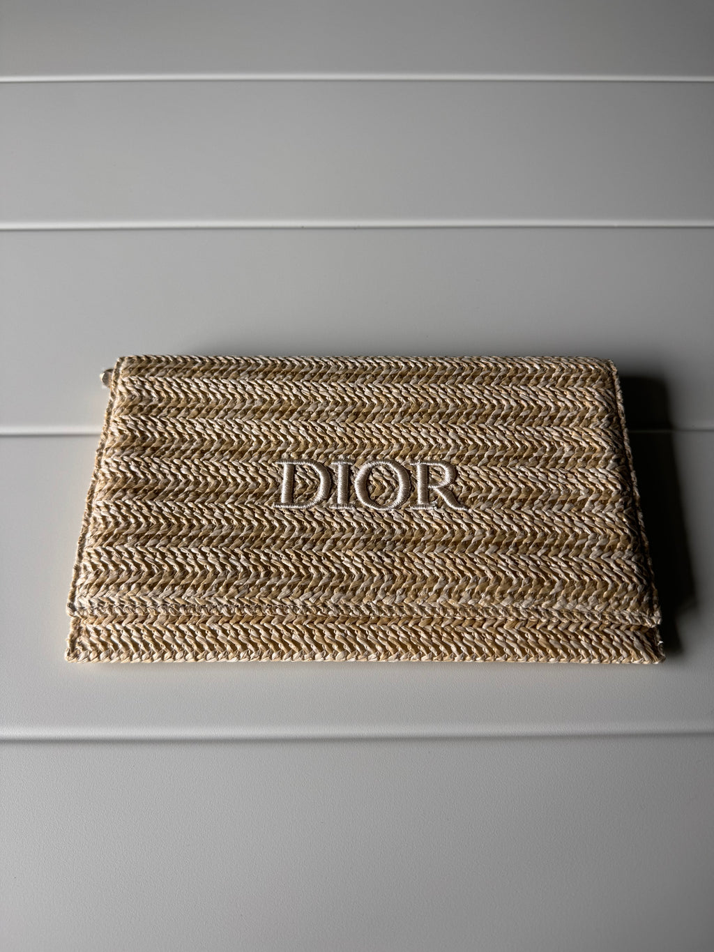 Dior Women’s Straw Clutch Pouch