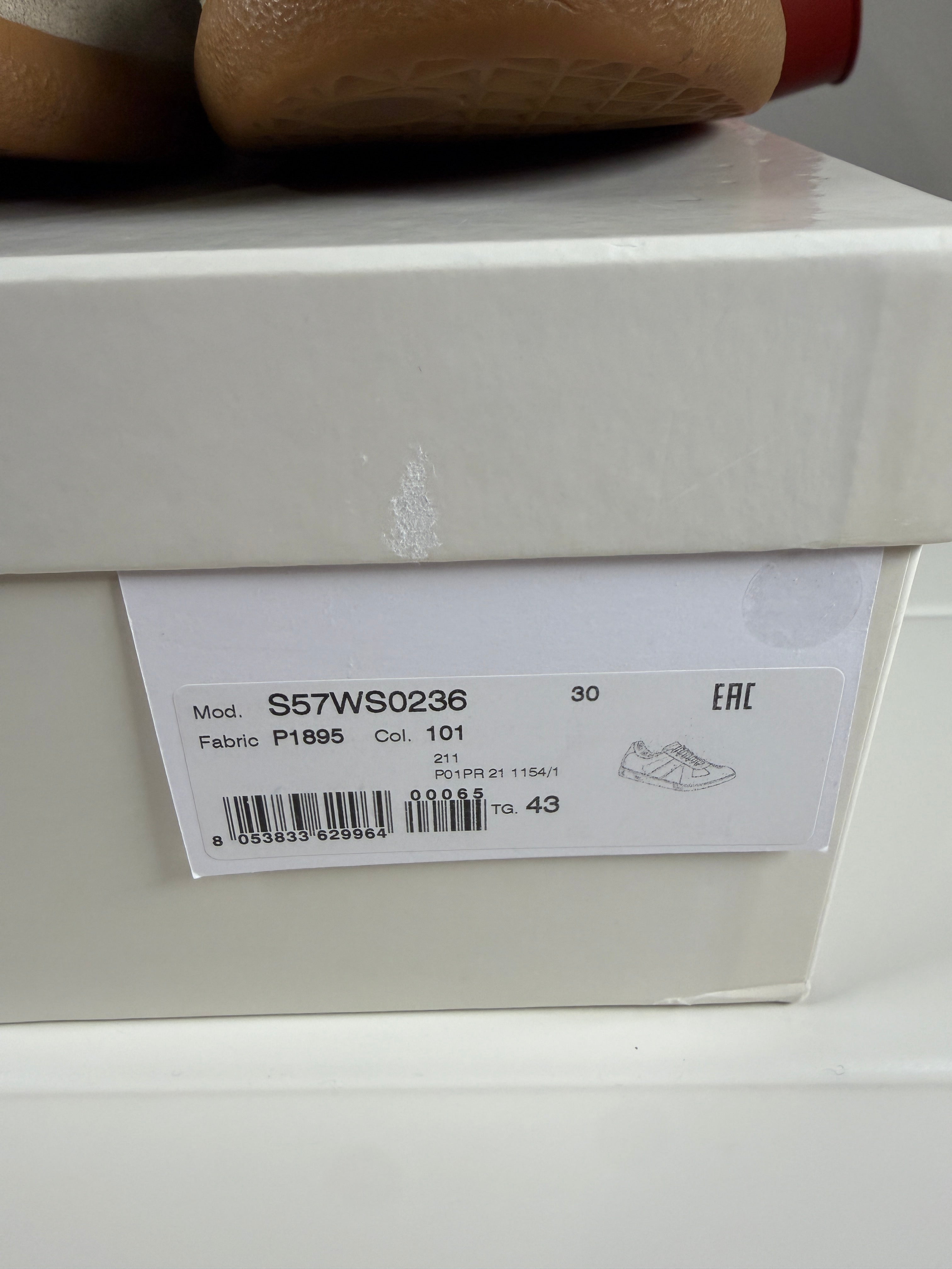 Maison Margiela White Gum Og Gats 43/10