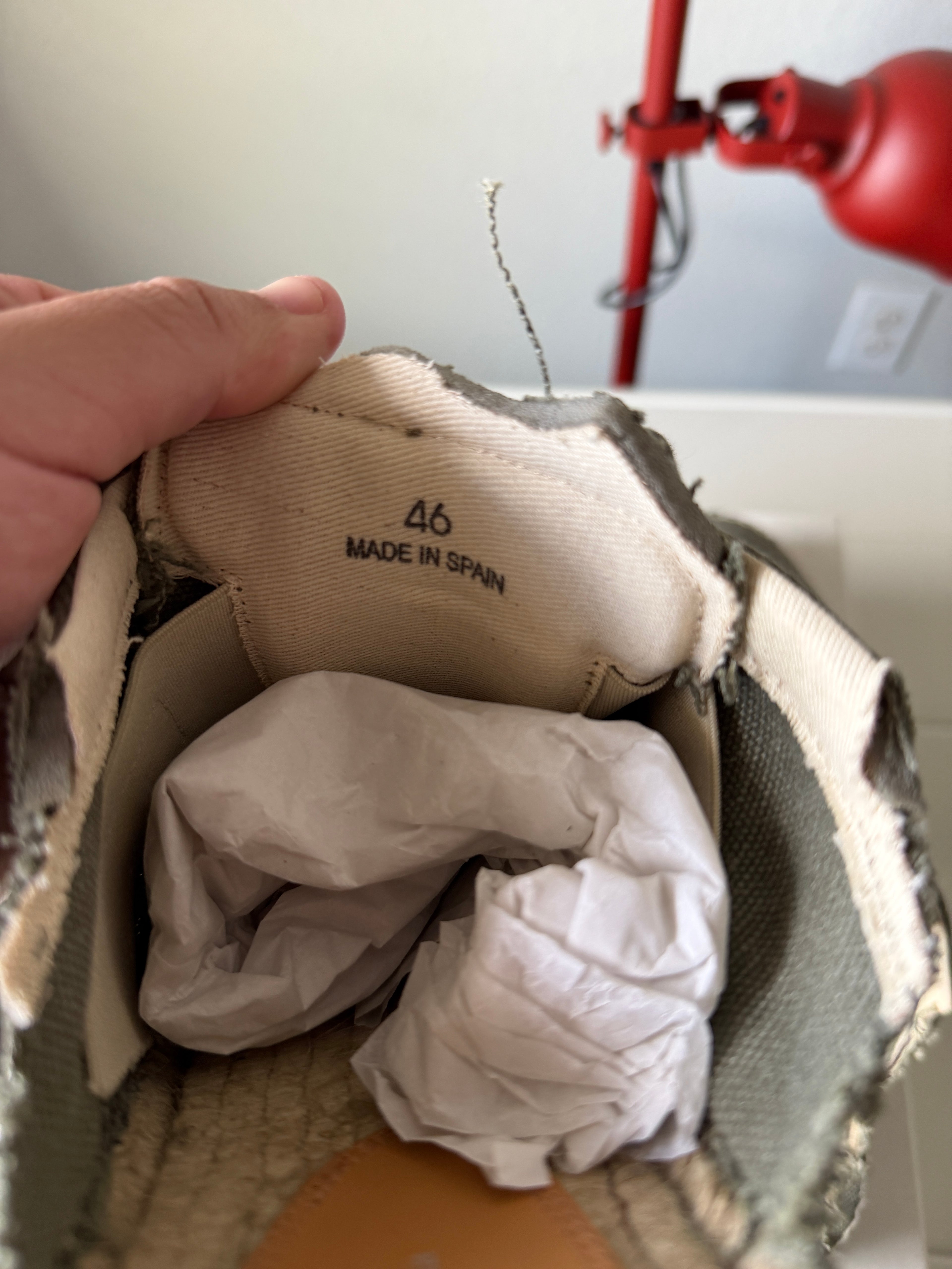 Maison Margiela Olive Green Espadrille Mule Slip-On Gats 46/13