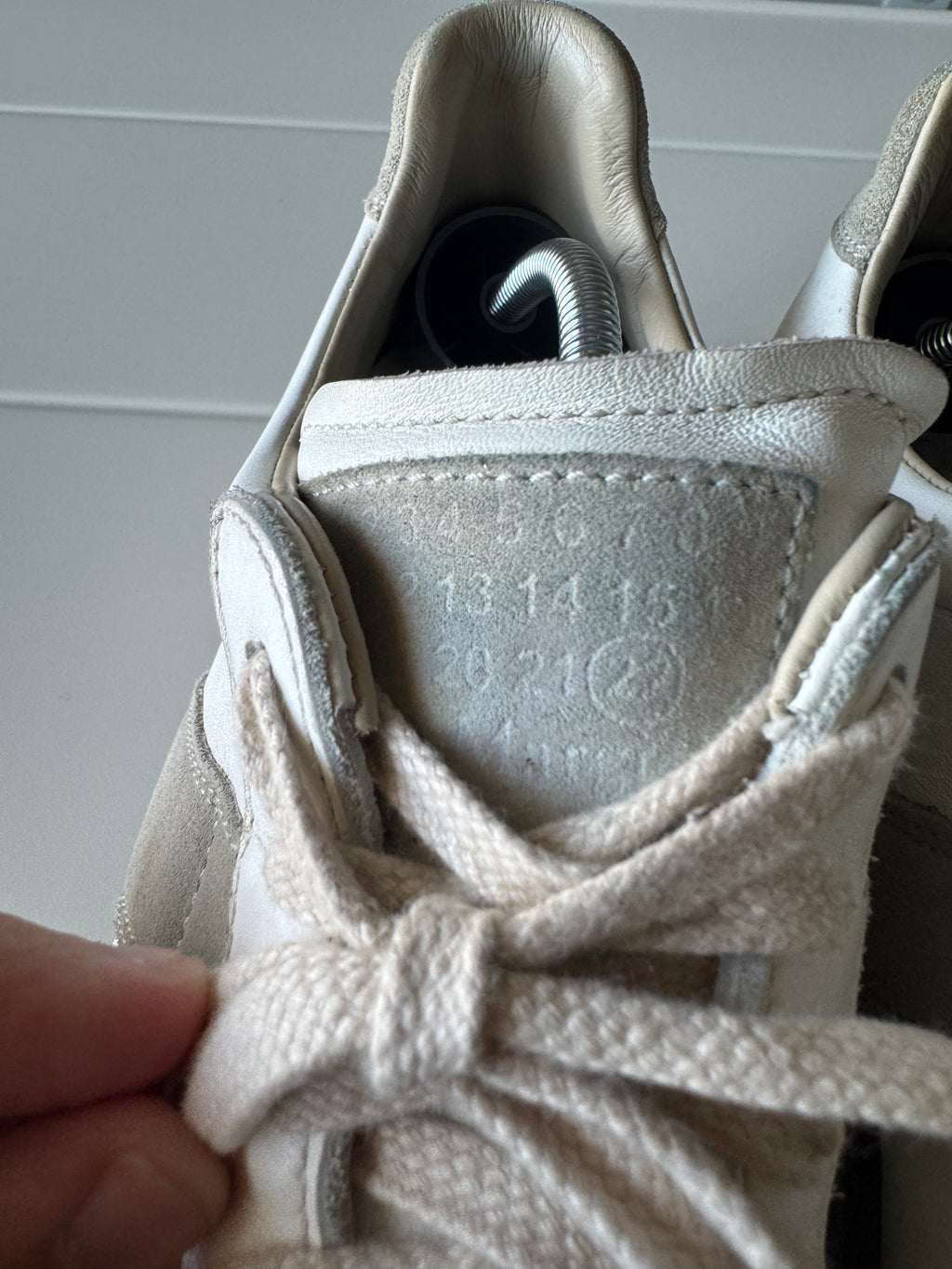 Maison Margiela White Gum Paint Gats 41.5/8.5