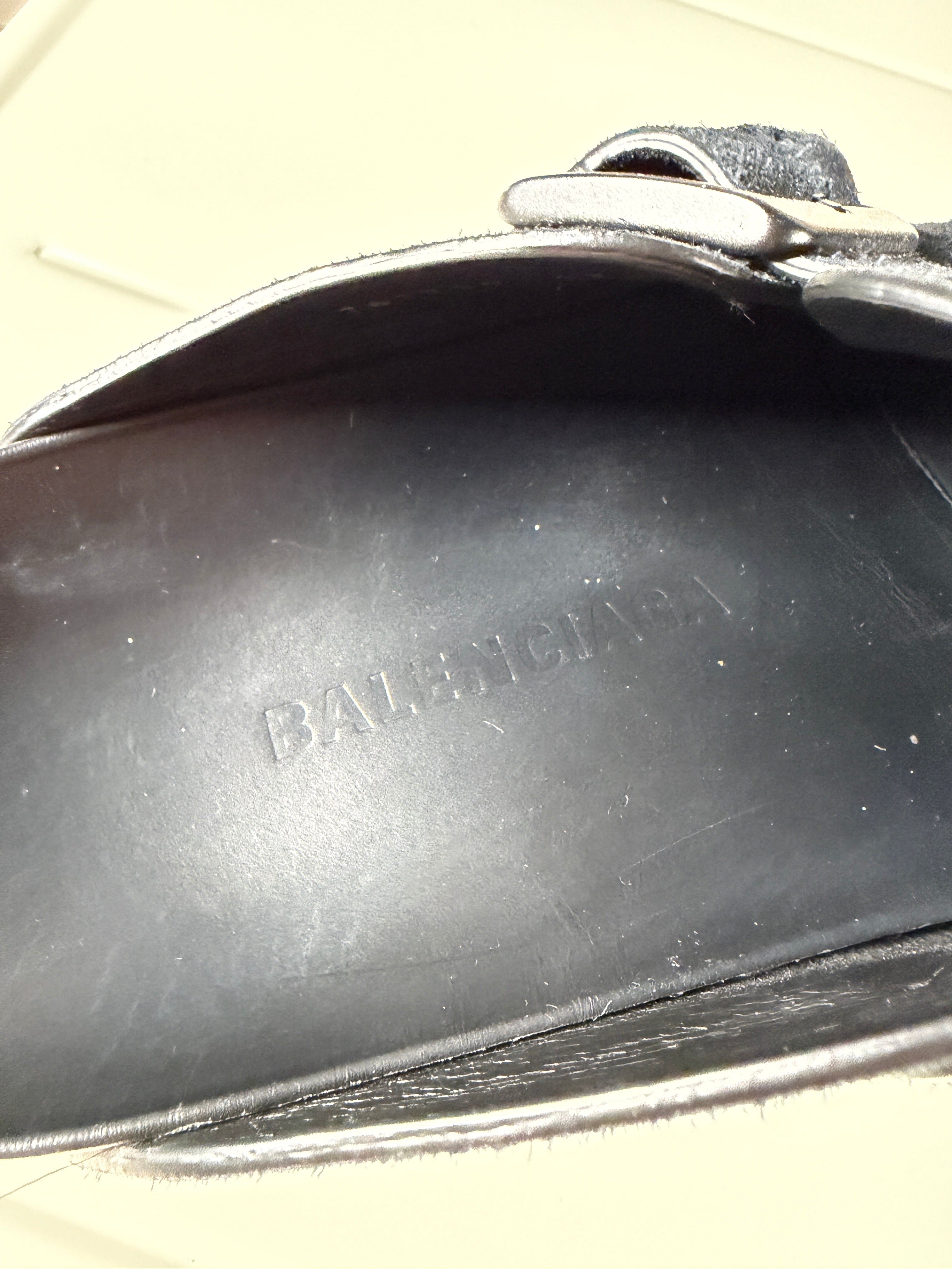 Balenciaga Sunday Mule Black Suede 43/10