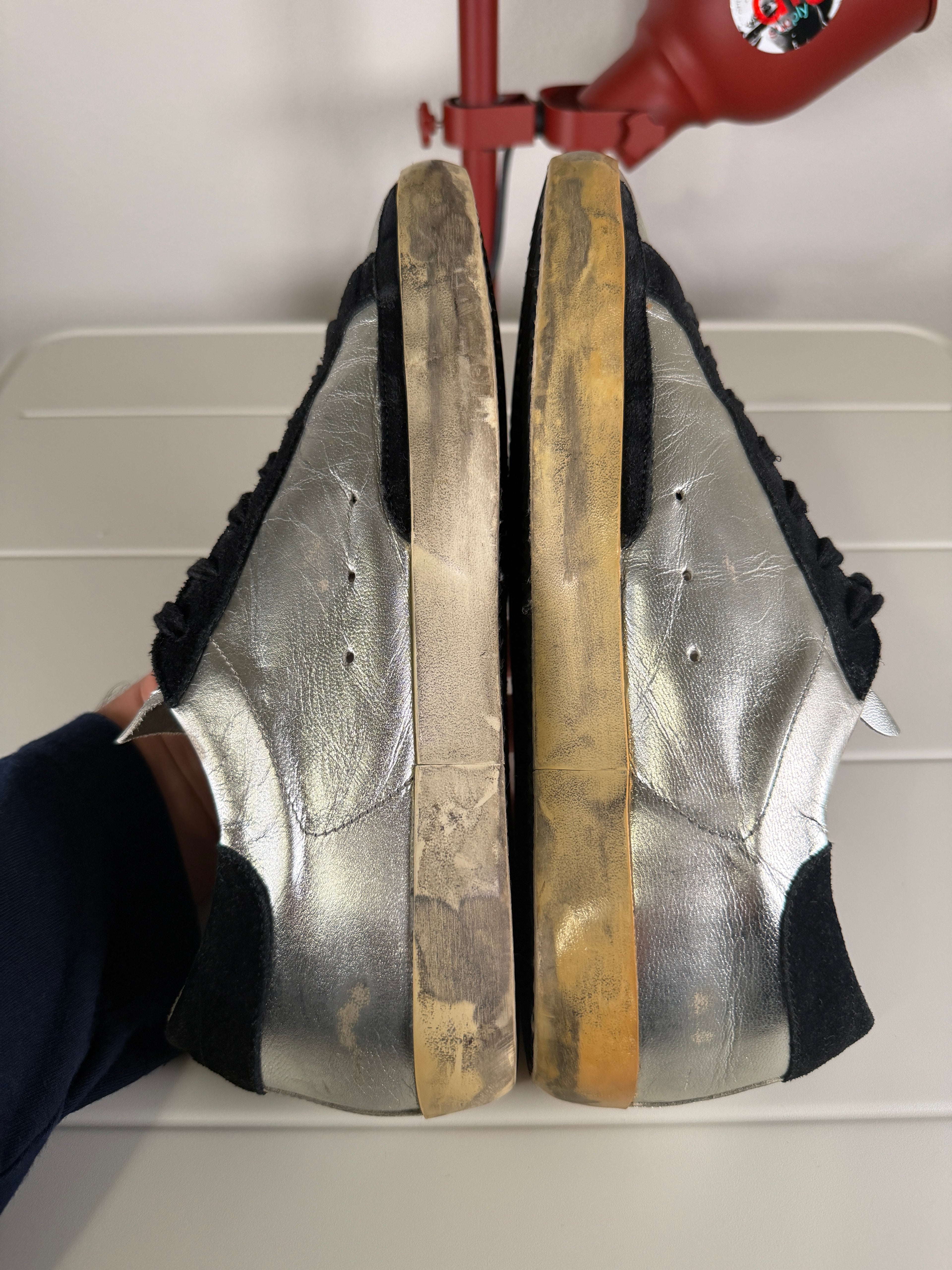 Golden Goose Silver Superstar 43/10